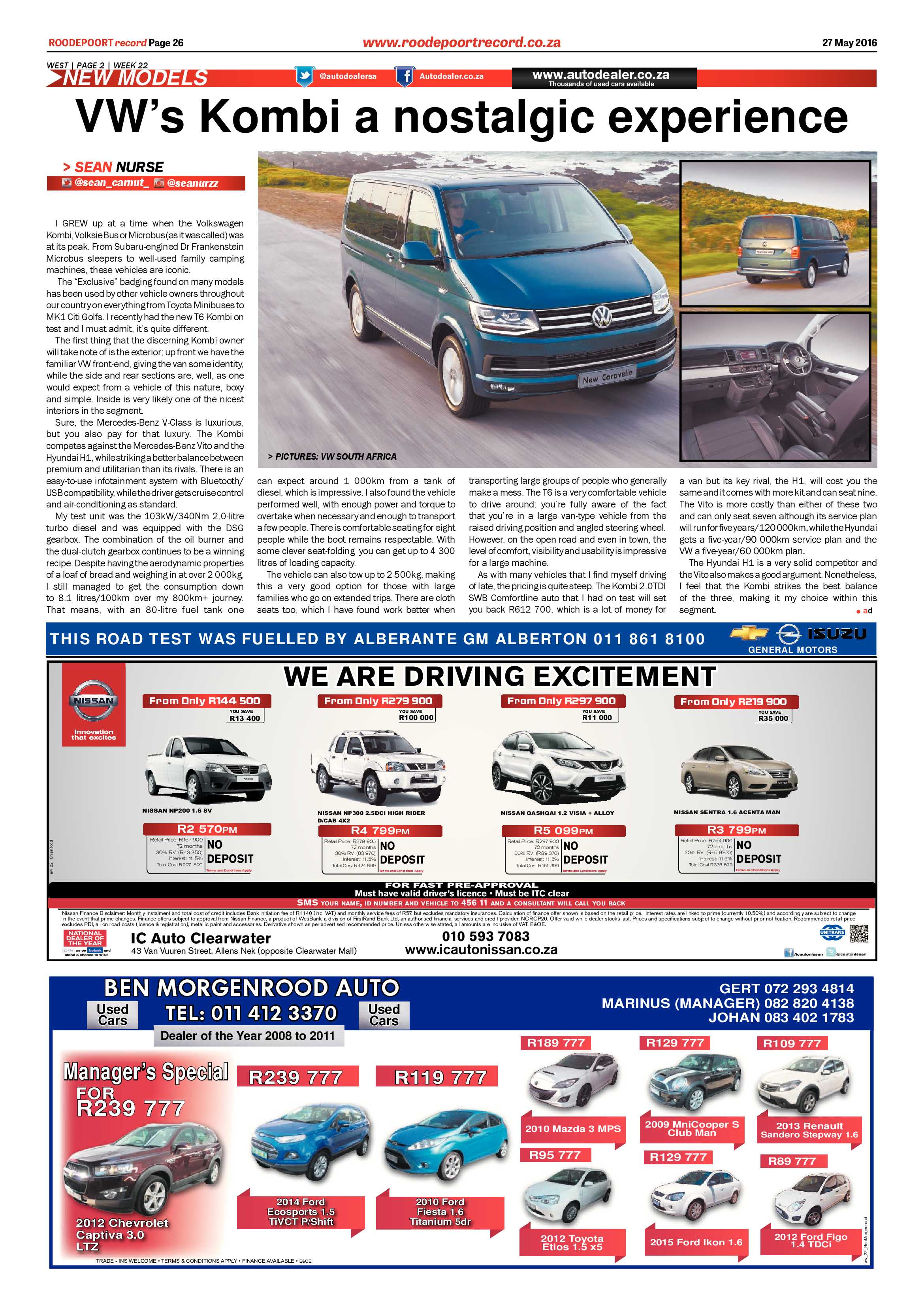 Roodepoort Record 27 May 2016 page 26