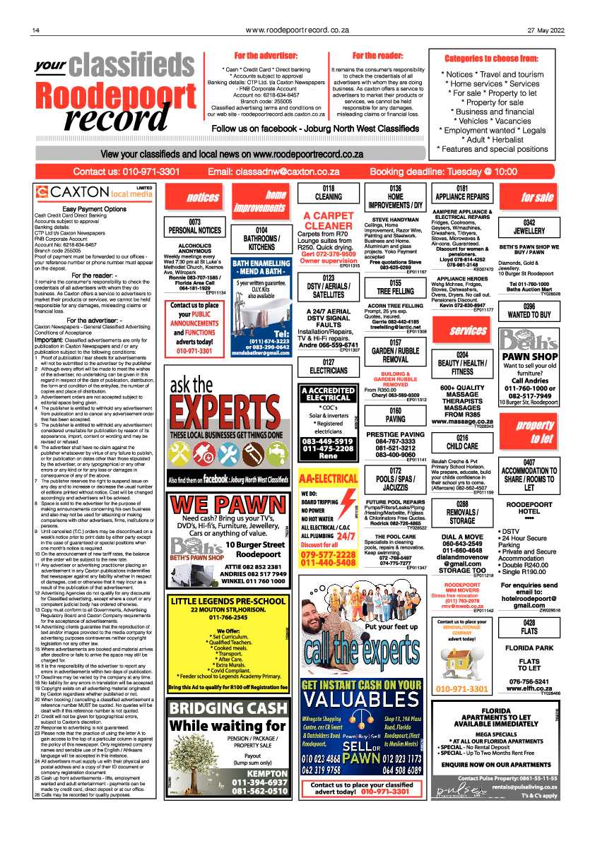Roodepoort Record 27 May 2022 page 14