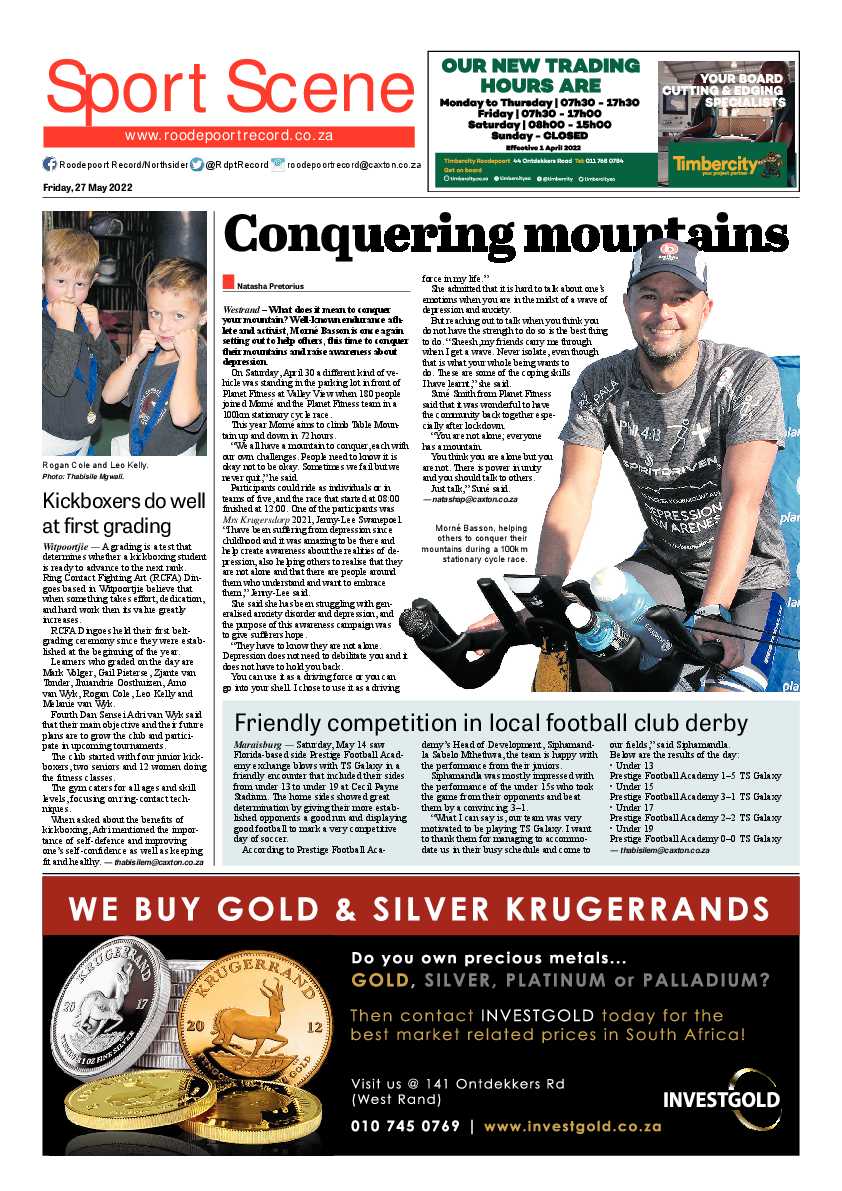 Roodepoort Record 27 May 2022 page 16