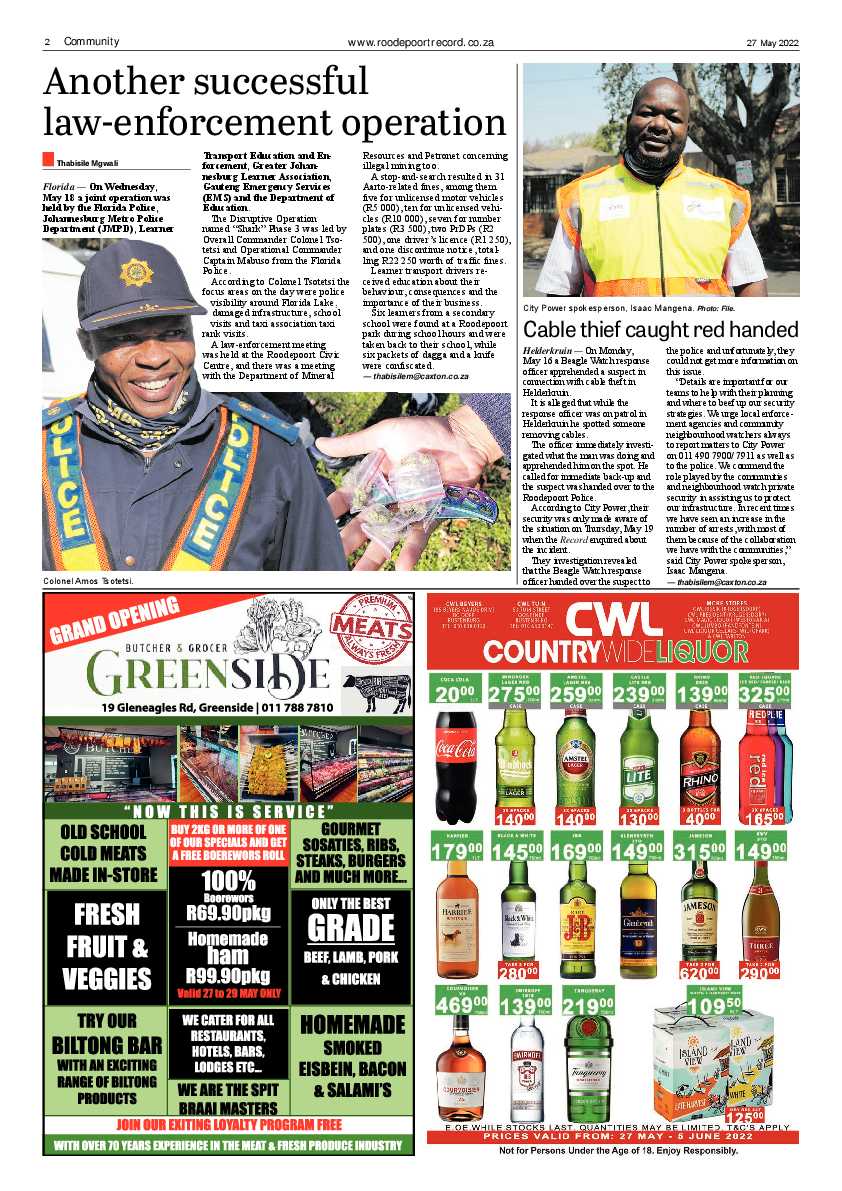 Roodepoort Record 27 May 2022 page 2