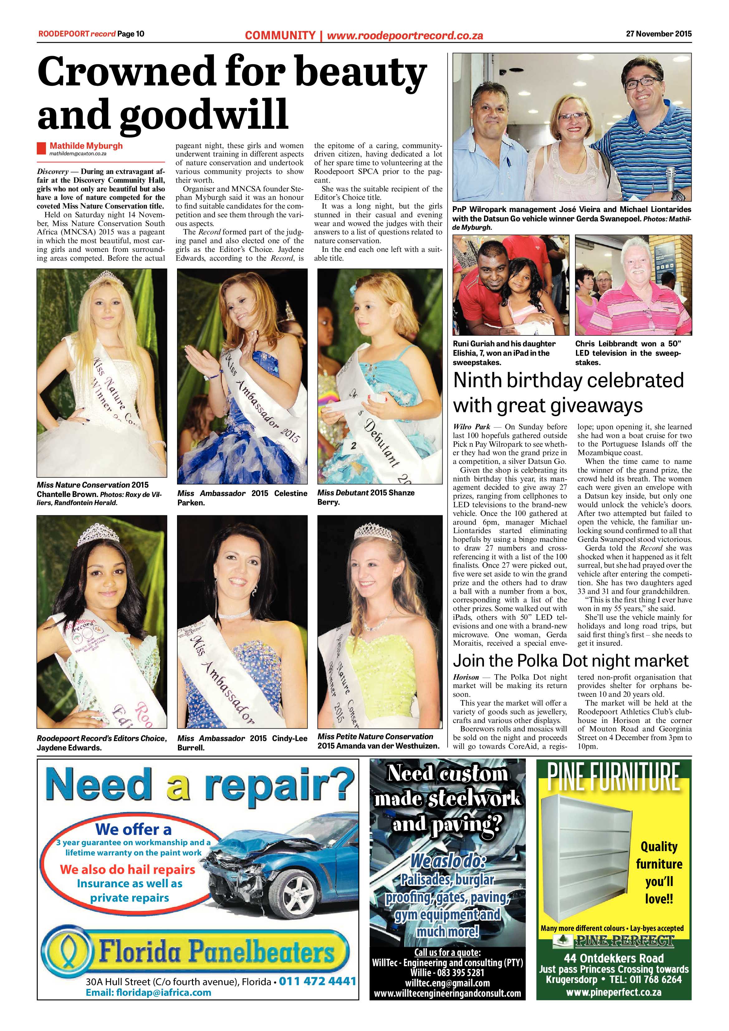 Roodepoort Record 27 November 2015 page 10