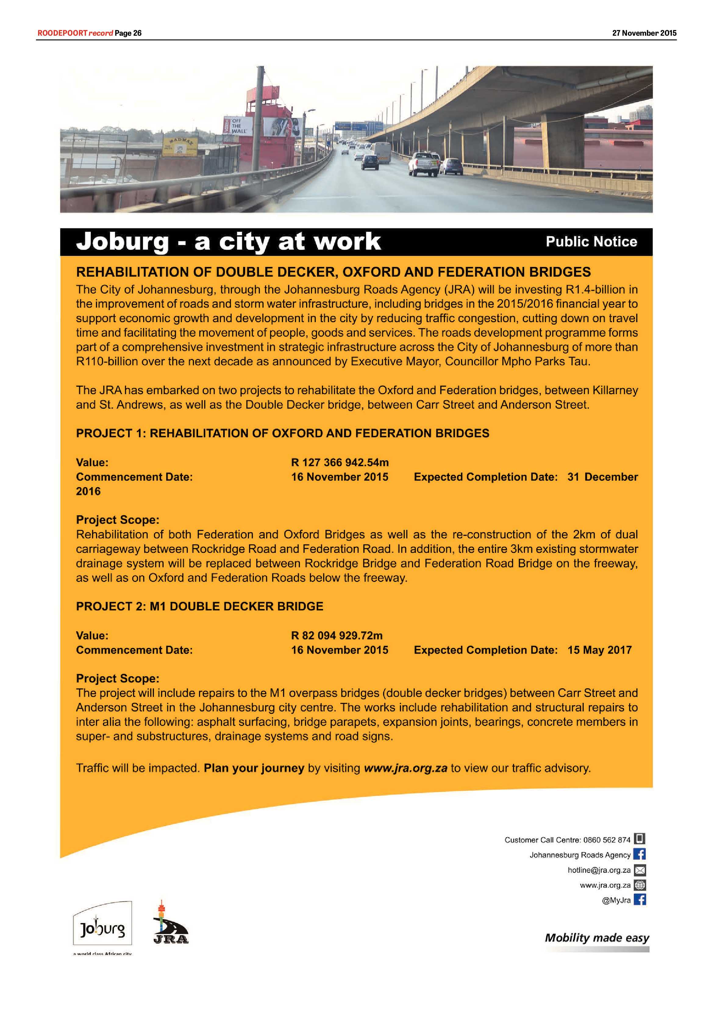 Roodepoort Record 27 November 2015 page 26