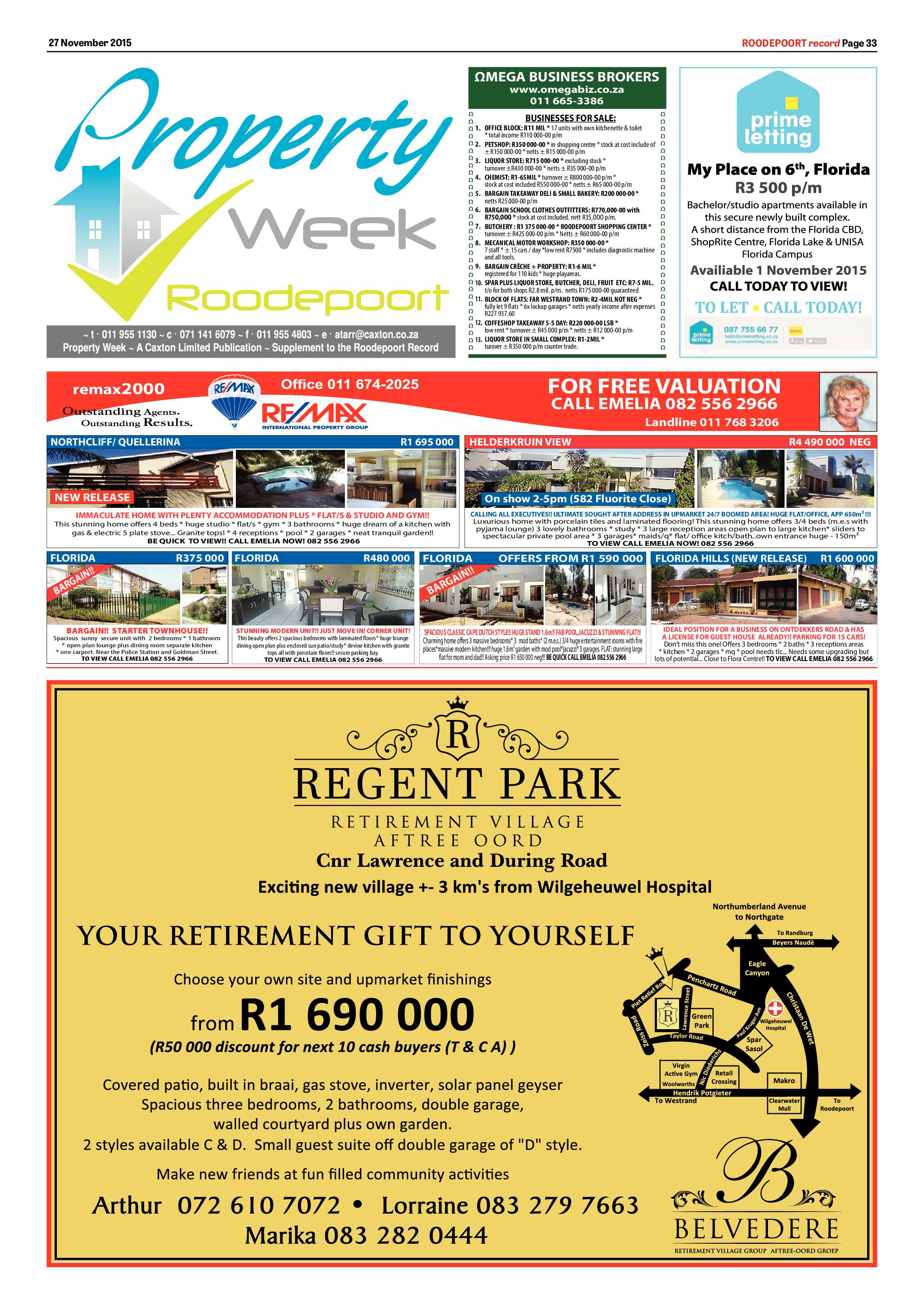 Roodepoort Record 27 November 2015 page 33