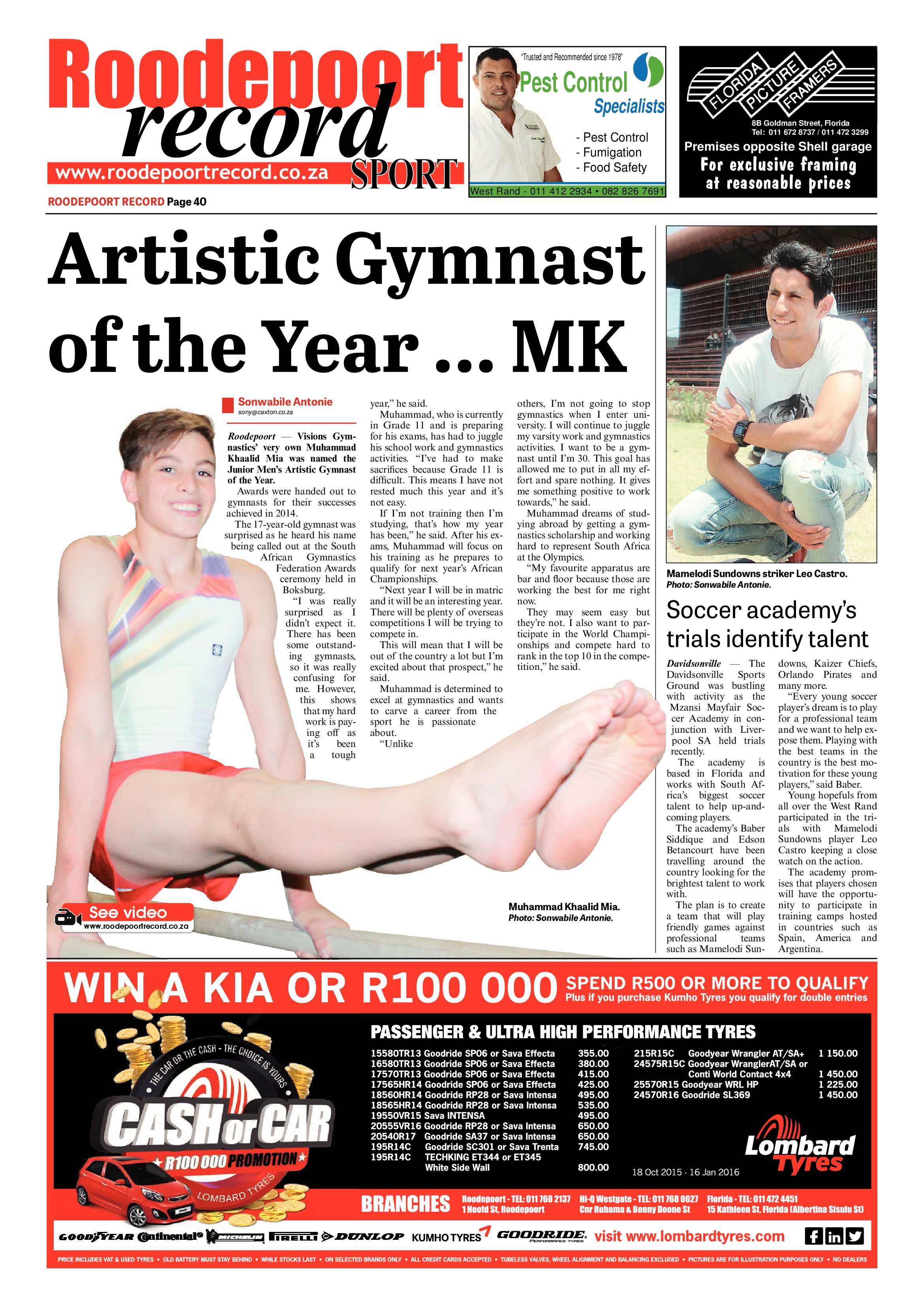 Roodepoort Record 27 November 2015 page 40