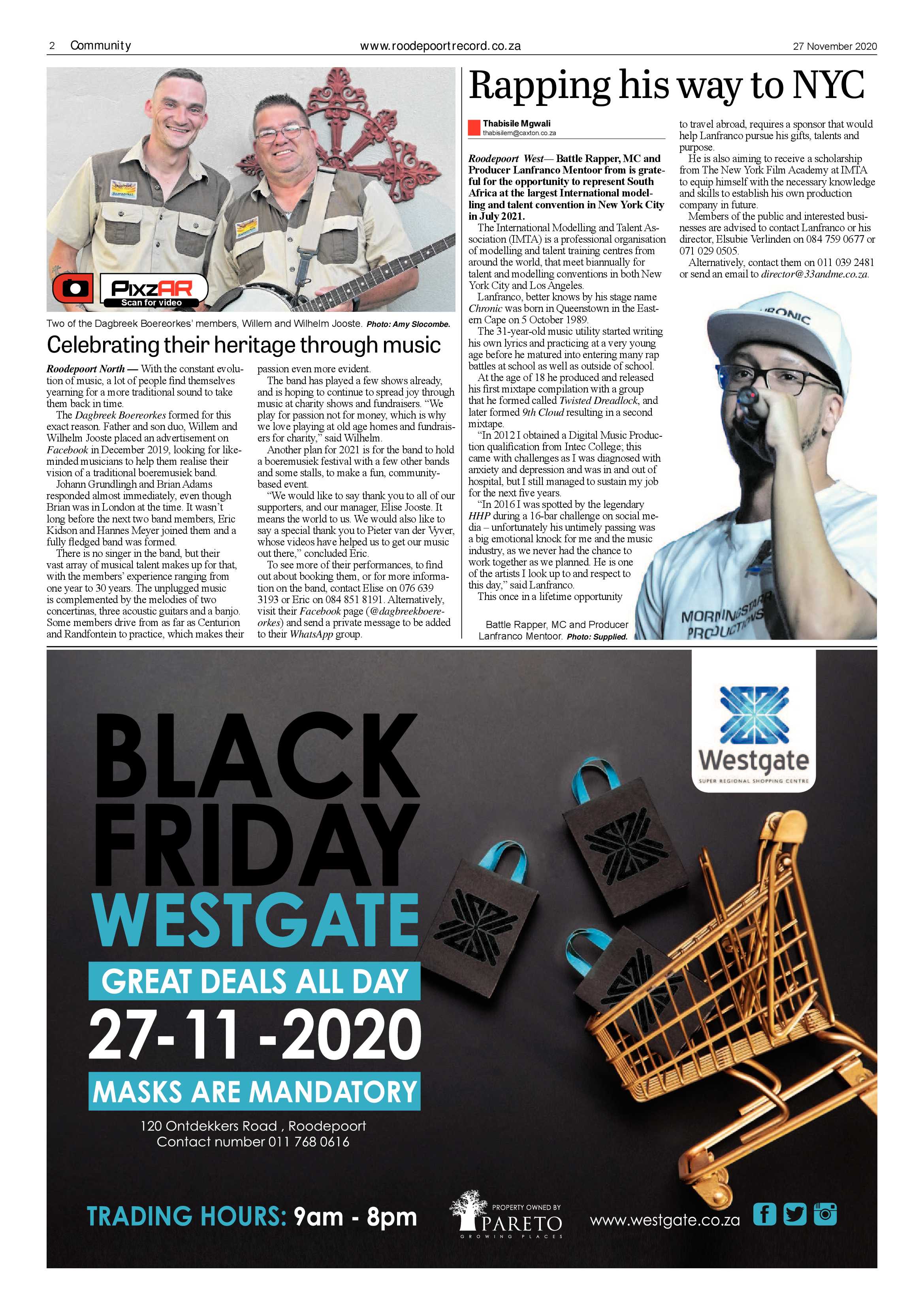 Roodepoort Record 27 November 2020 page 2