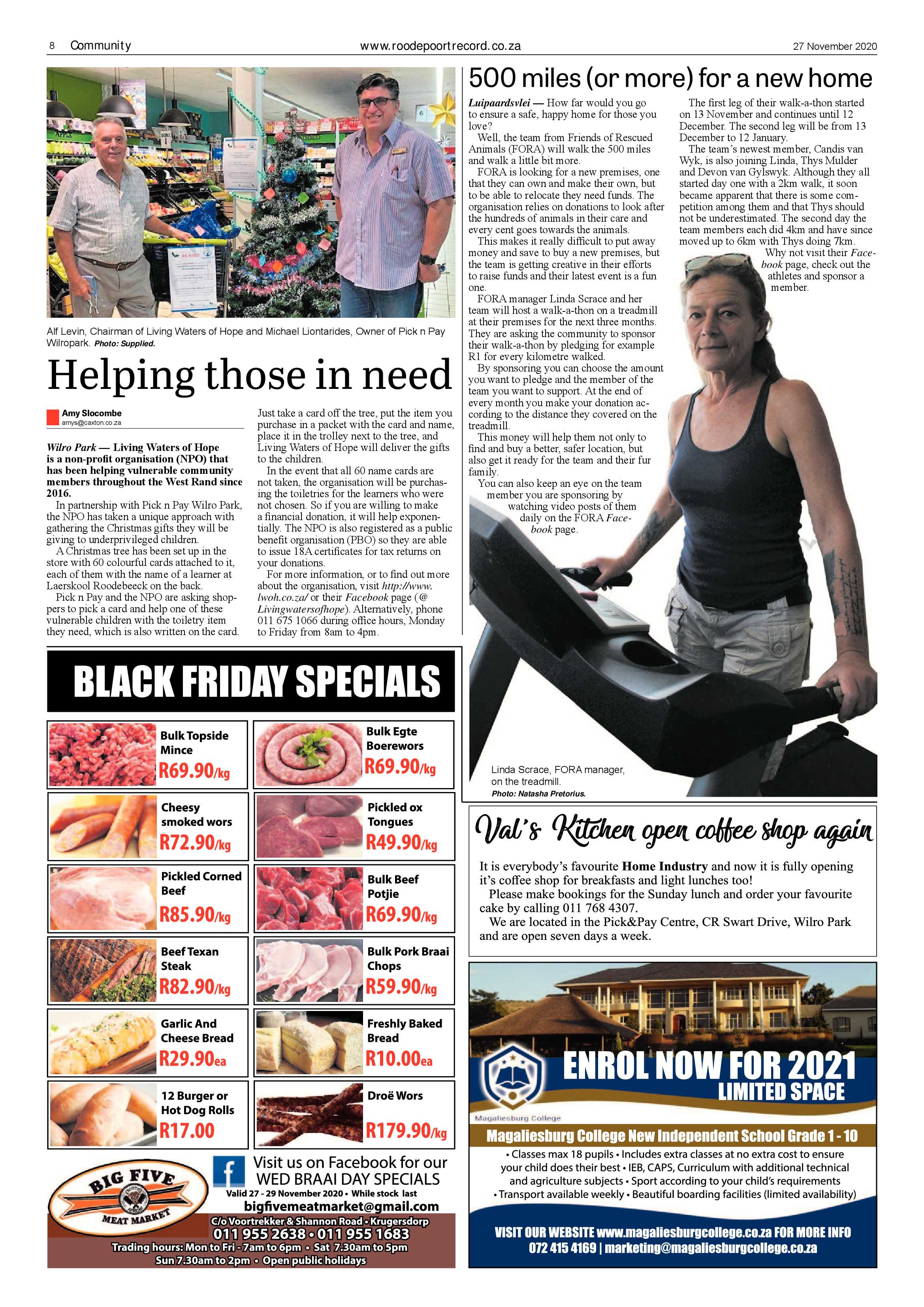 Roodepoort Record 27 November 2020 page 8
