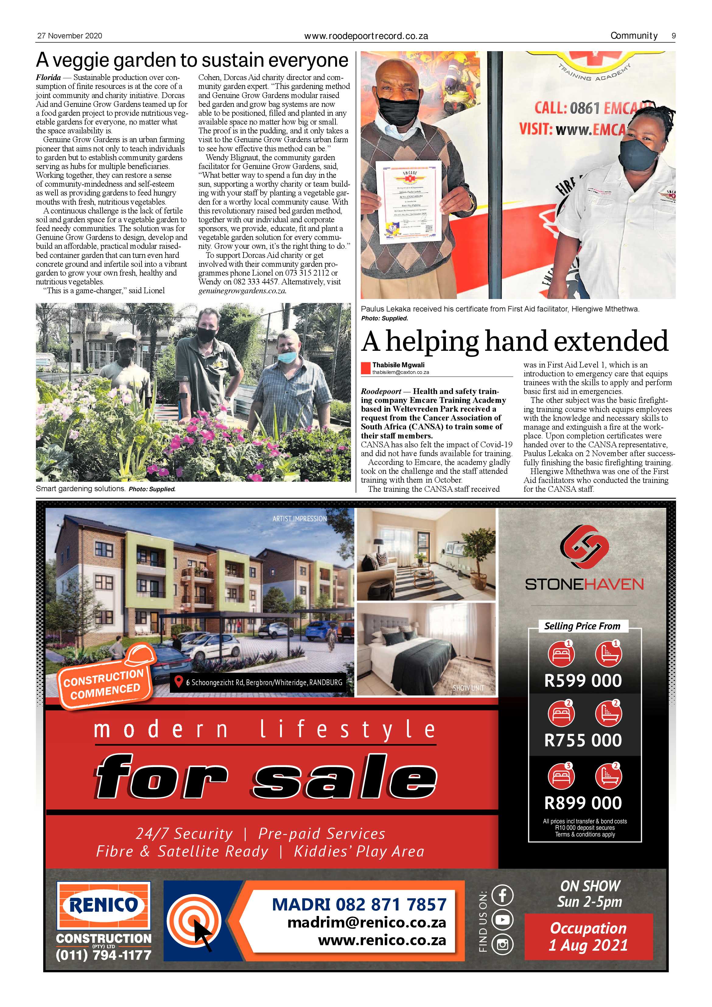 Roodepoort Record 27 November 2020 page 9