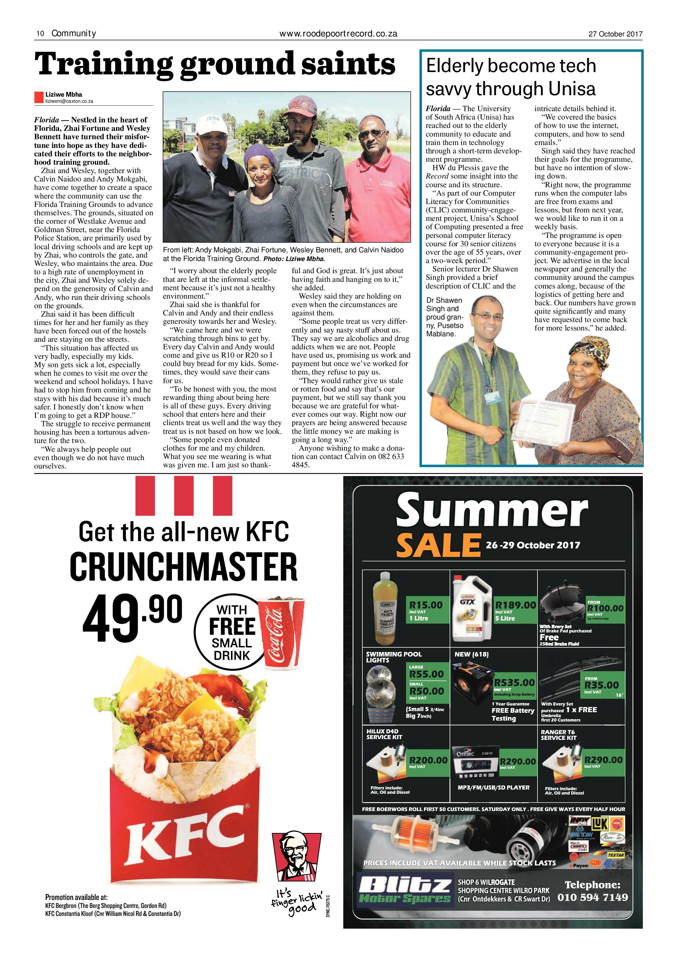 Roodepoort Record 27 October 2017 page 10
