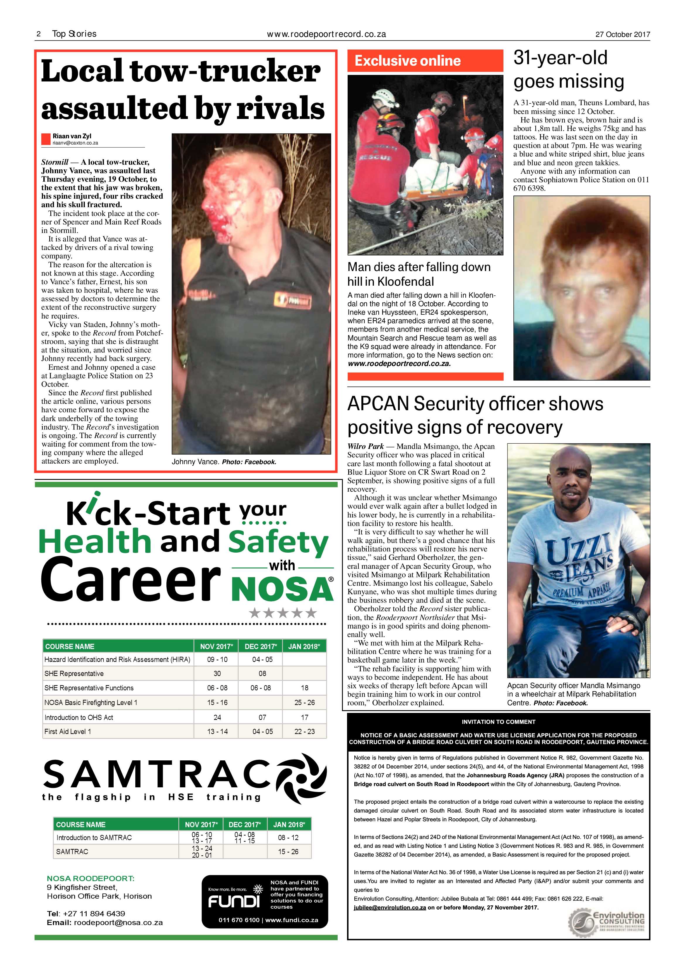 Roodepoort Record 27 October 2017 page 2