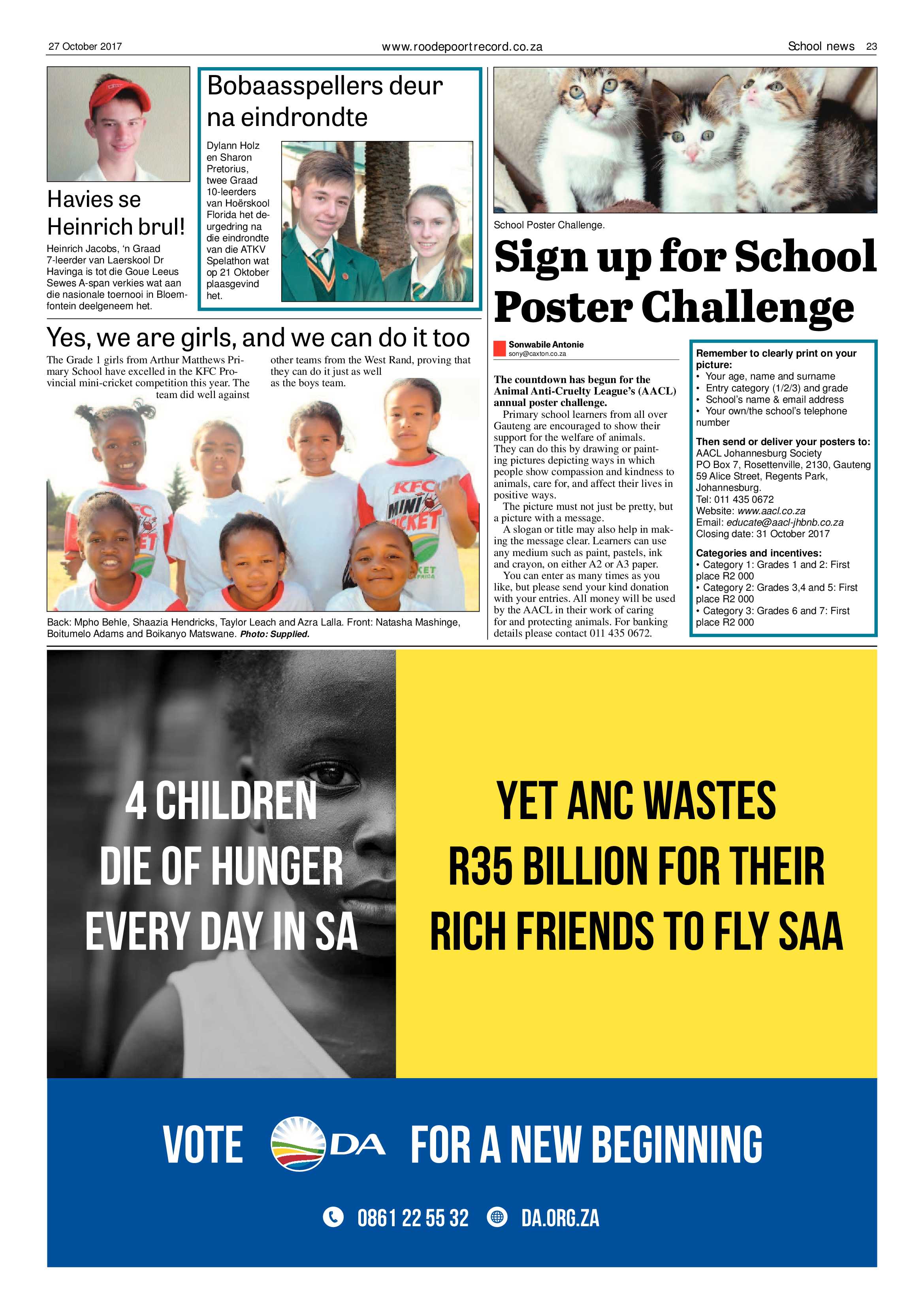 Roodepoort Record 27 October 2017 page 23