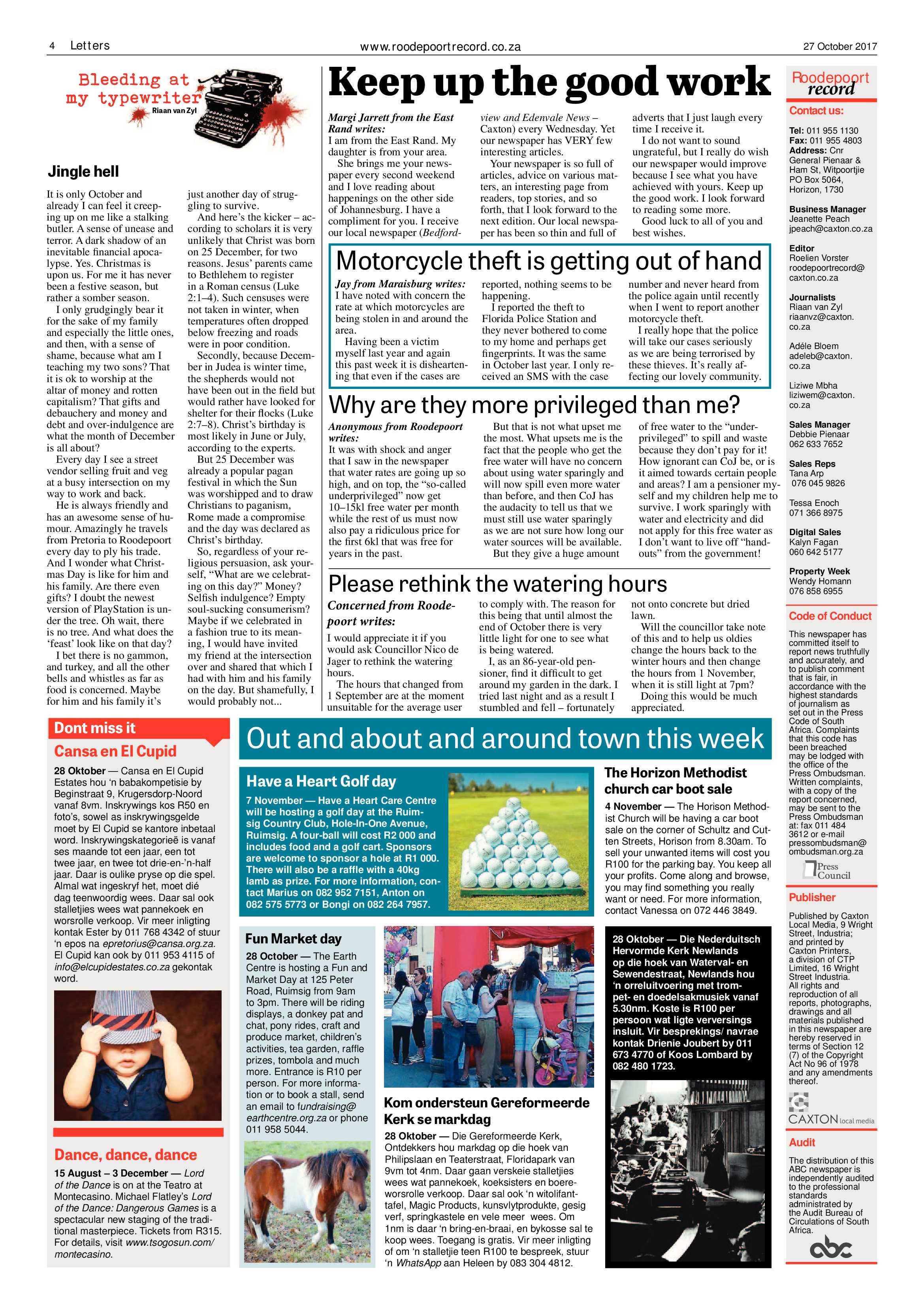 Roodepoort Record 27 October 2017 page 4