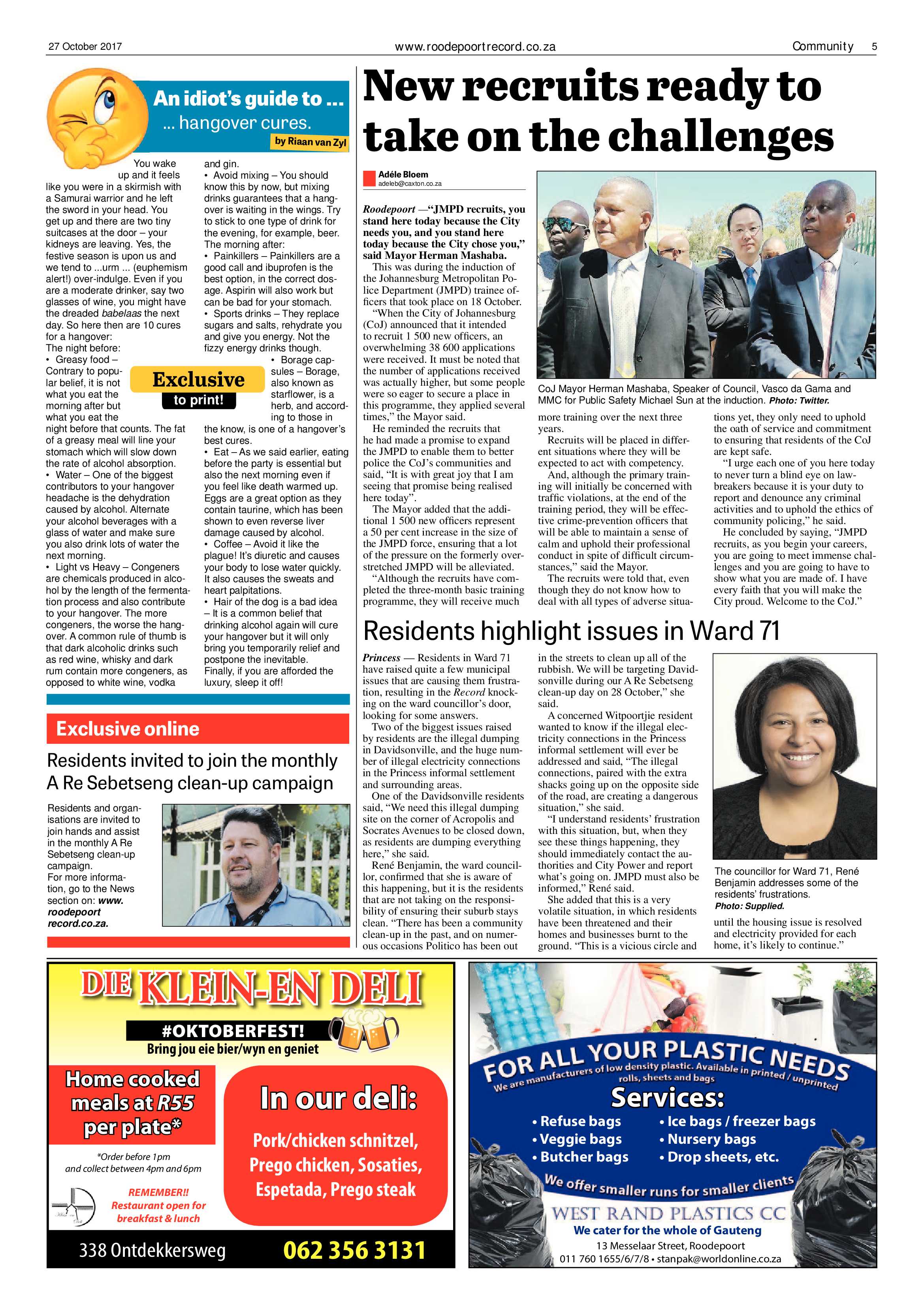 Roodepoort Record 27 October 2017 page 5