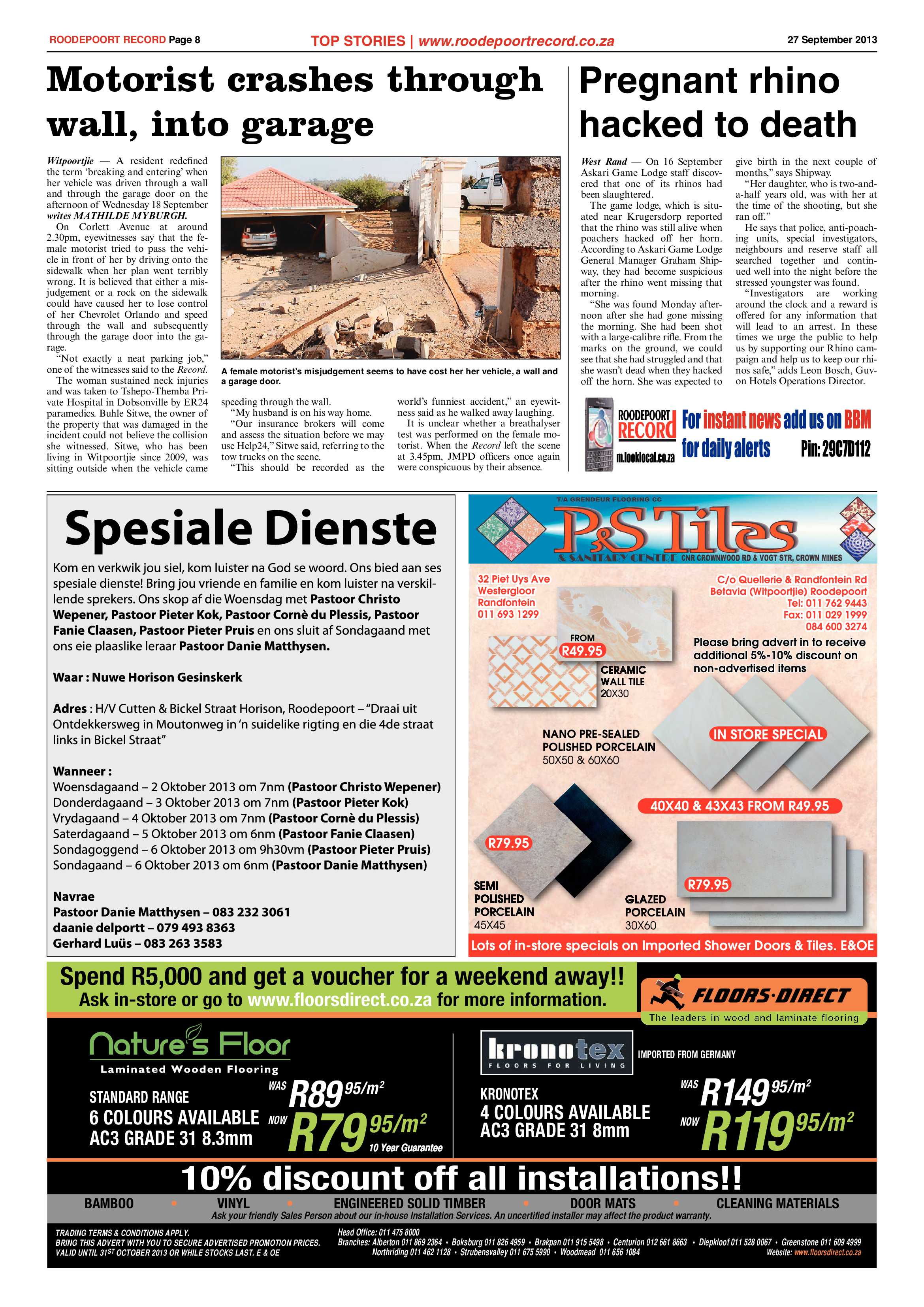 Roodepoort Record 27 September 2013 page 10