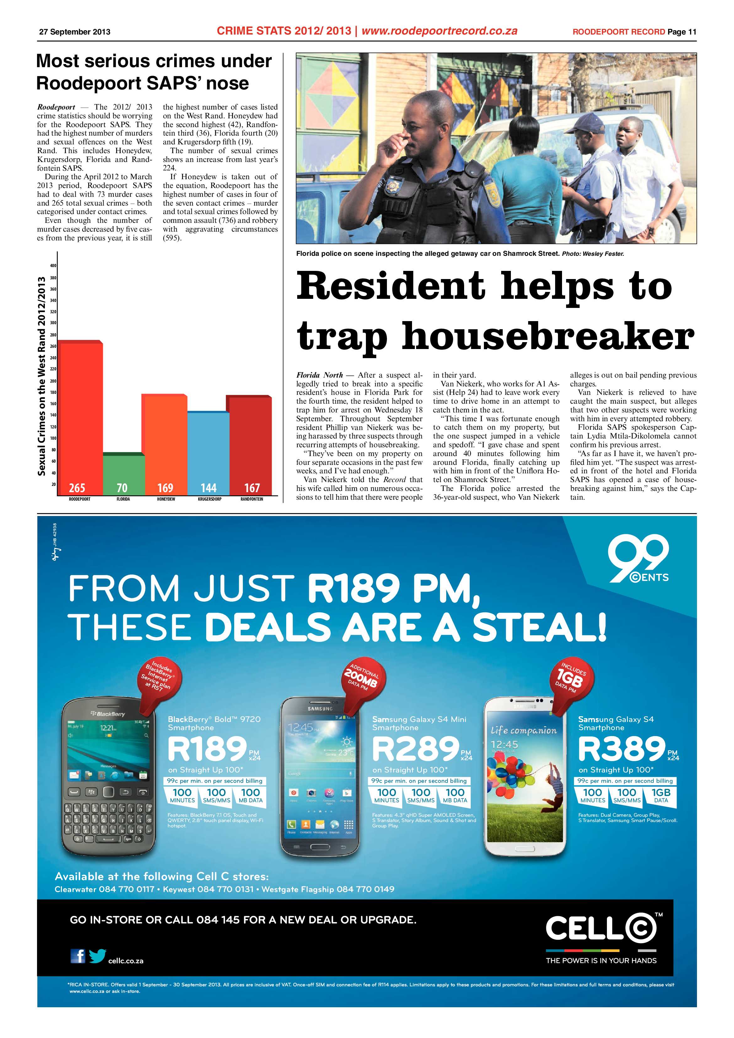 Roodepoort Record 27 September 2013 page 13
