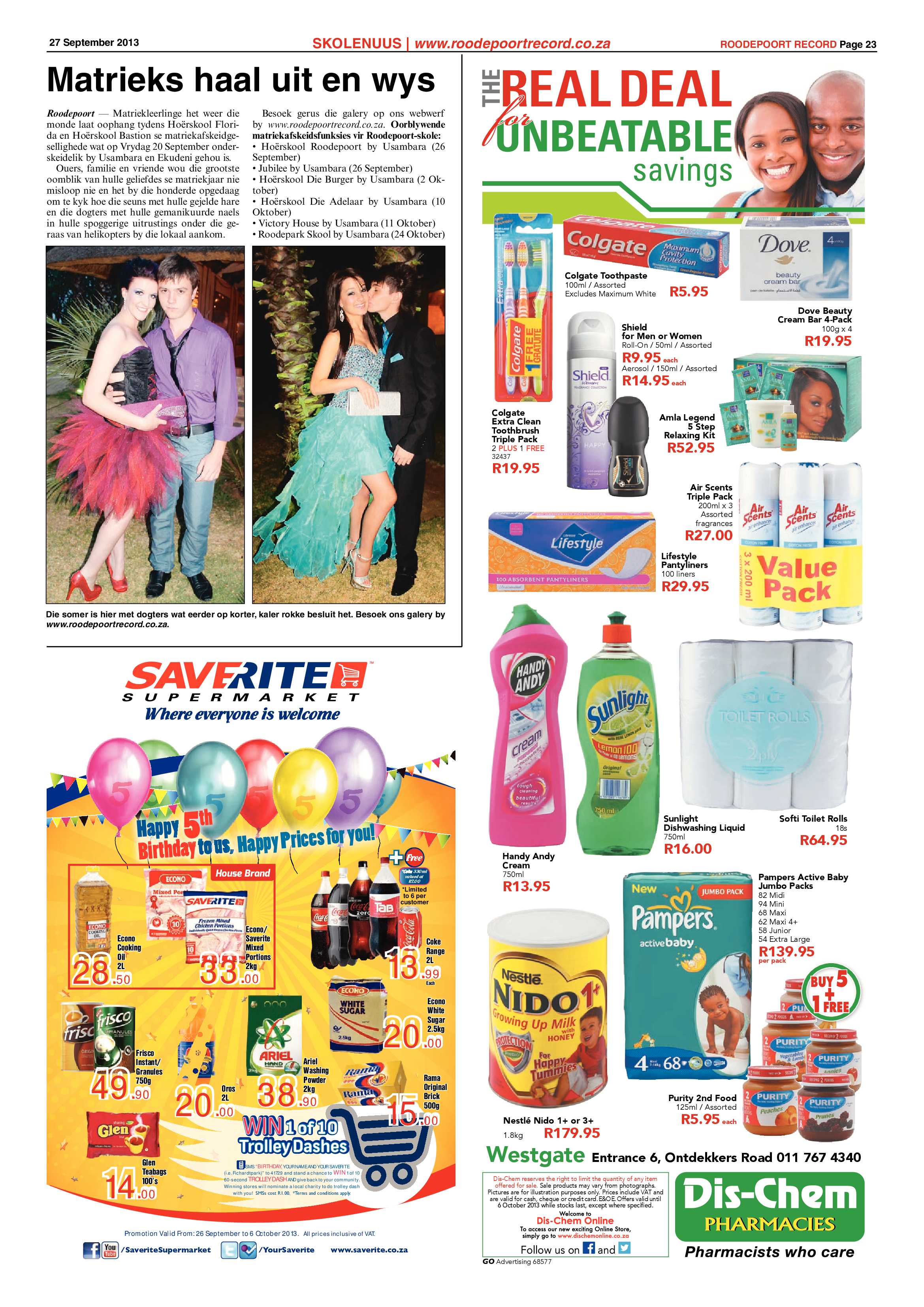 Roodepoort Record 27 September 2013 page 25