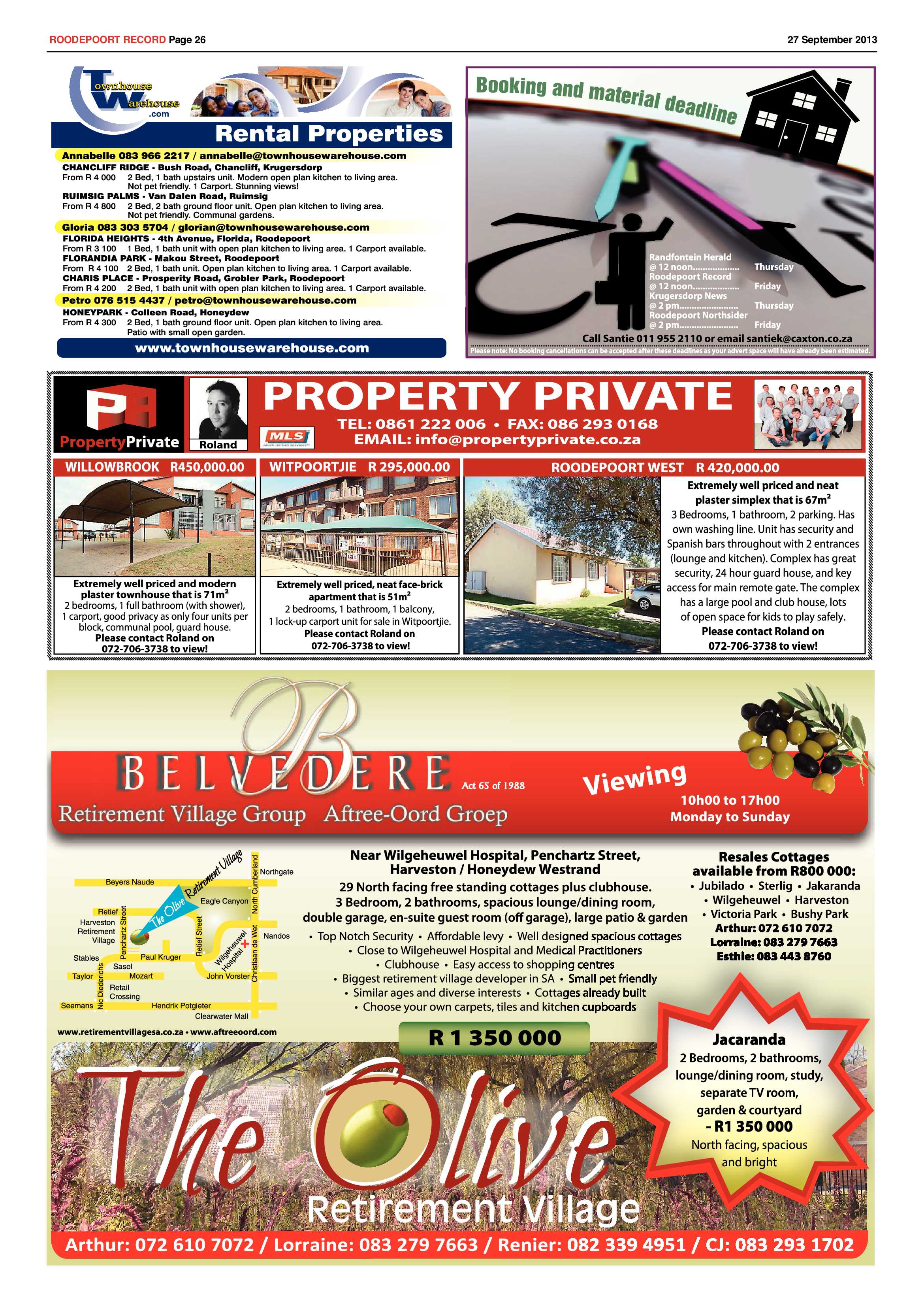 Roodepoort Record 27 September 2013 page 28