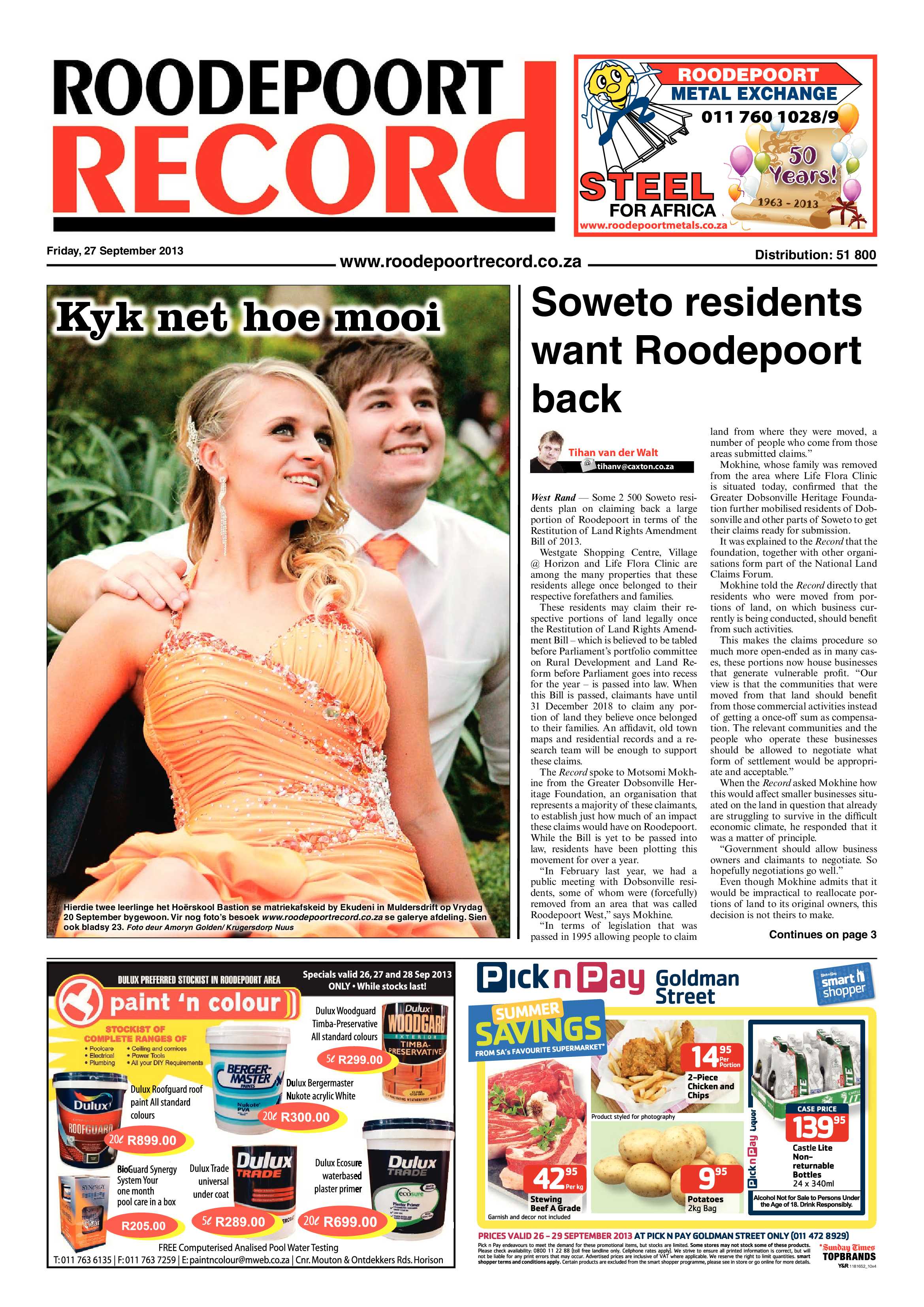 Roodepoort Record 27 September 2013 page 3