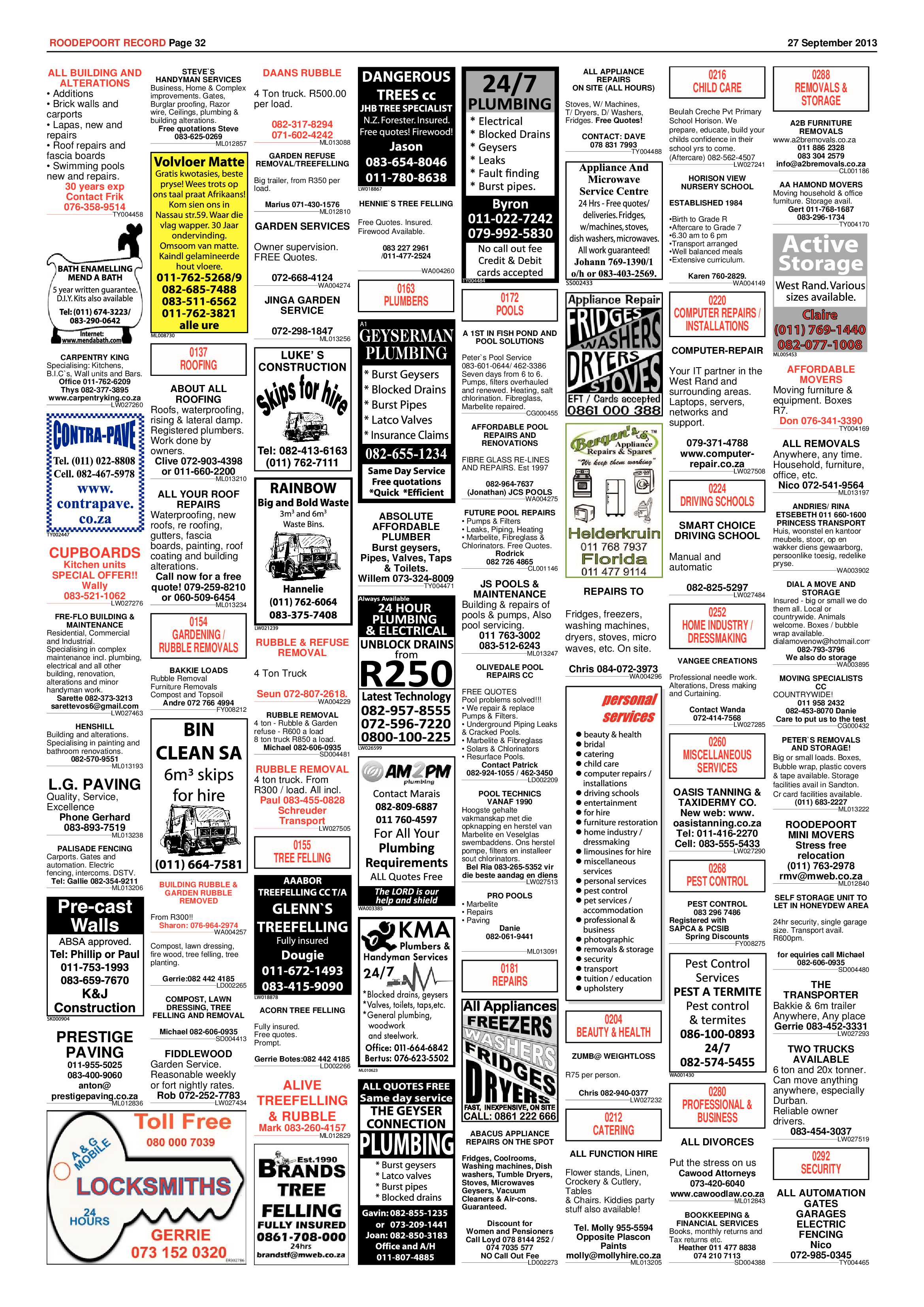 Roodepoort Record 27 September 2013 page 34