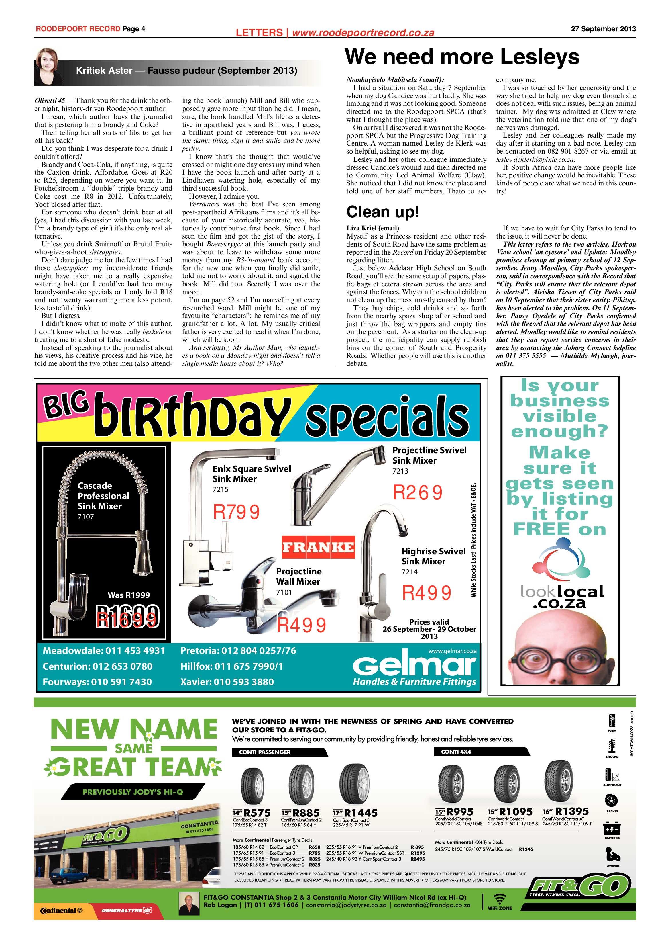 Roodepoort Record 27 September 2013 page 6