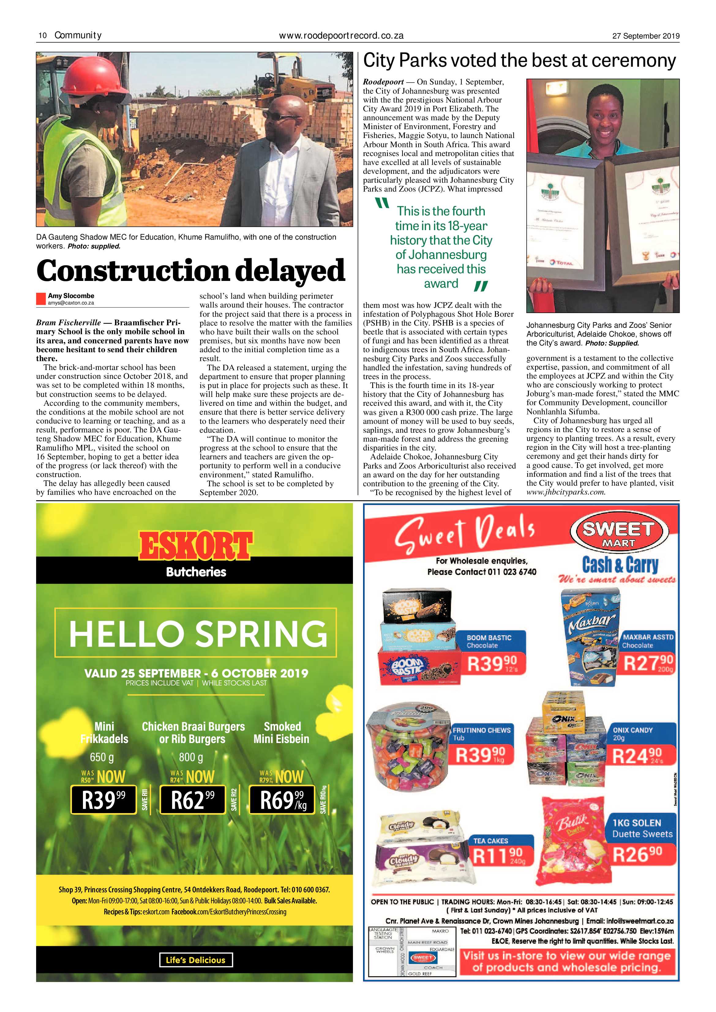 Roodepoort Record 27 September 2019 page 10