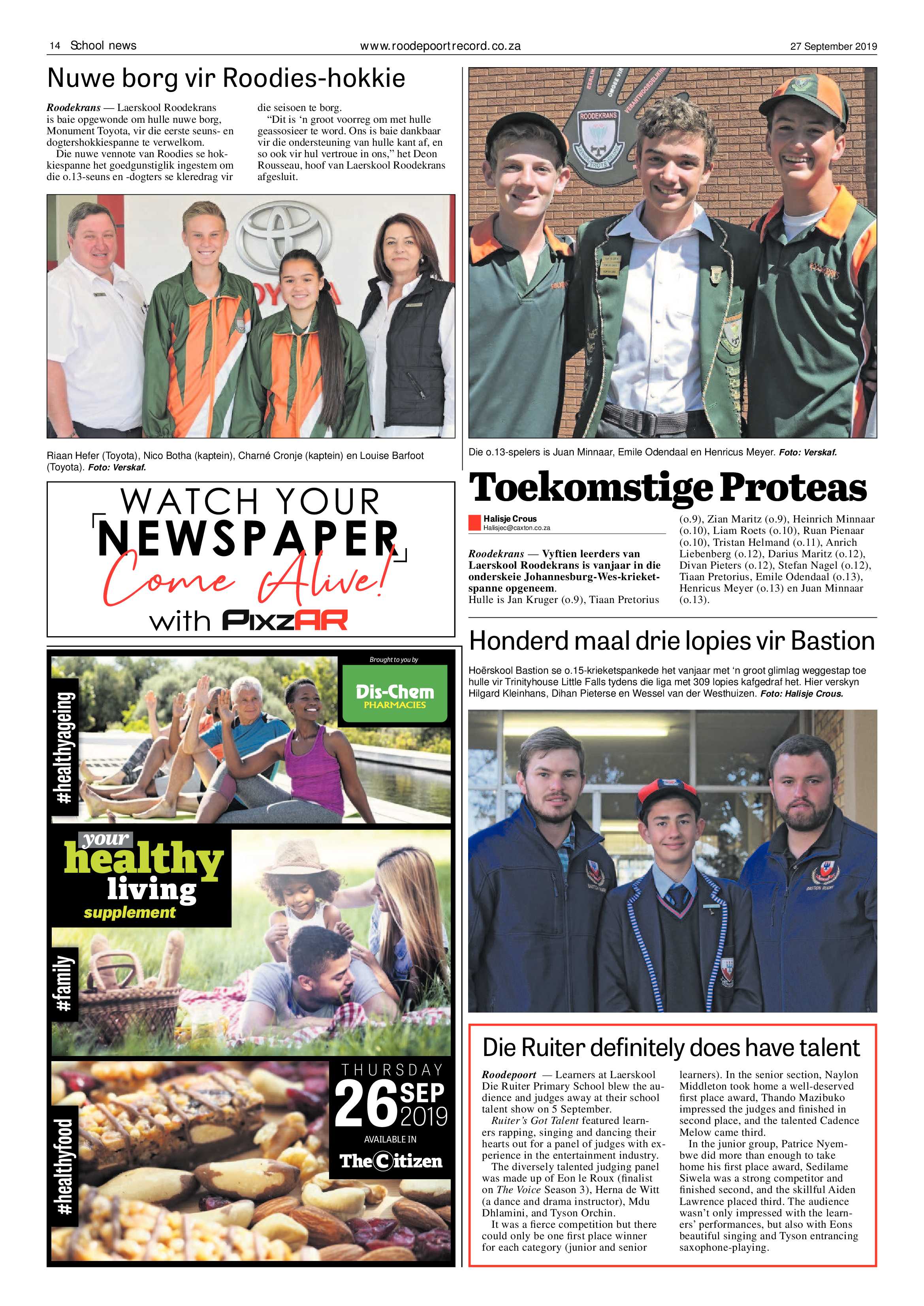 Roodepoort Record 27 September 2019 page 14