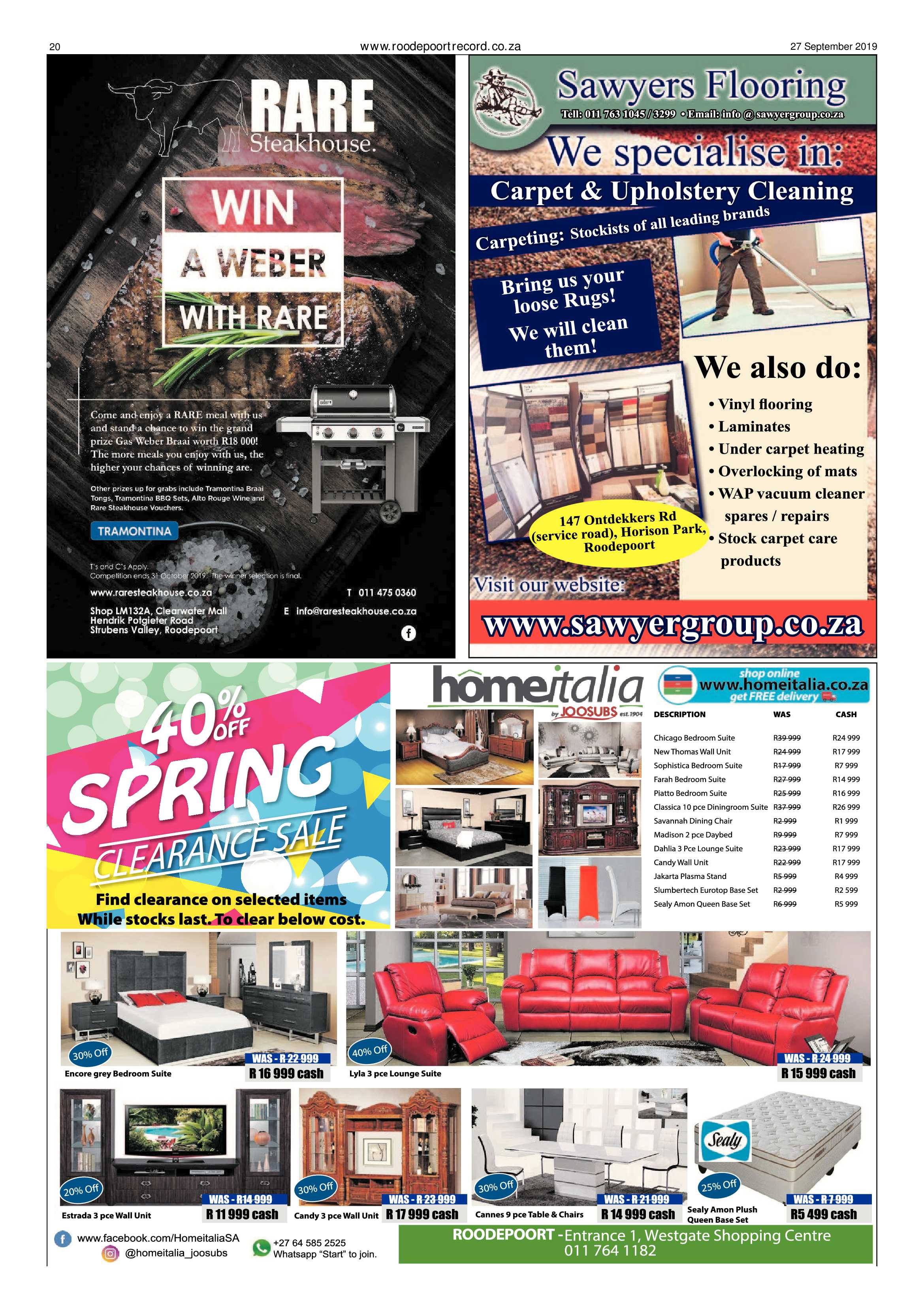 Roodepoort Record 27 September 2019 page 20