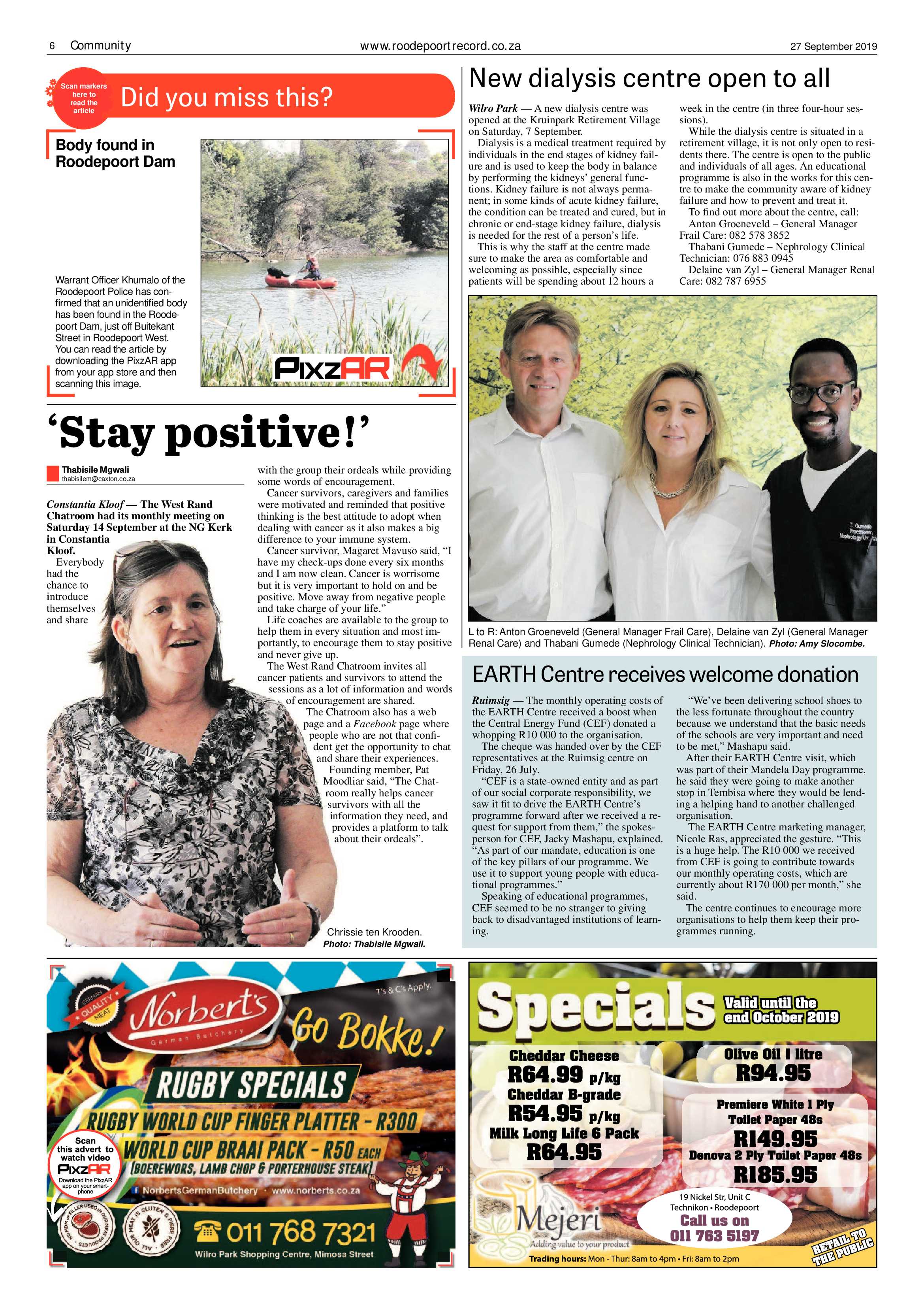 Roodepoort Record 27 September 2019 page 6