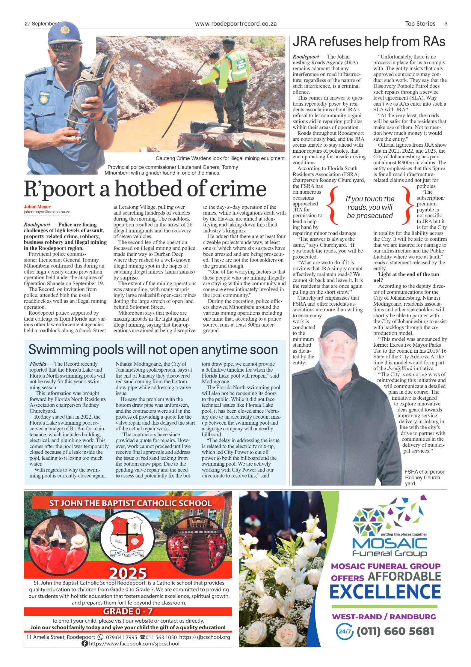 Roodepoort Record 27 September 2024 page 3