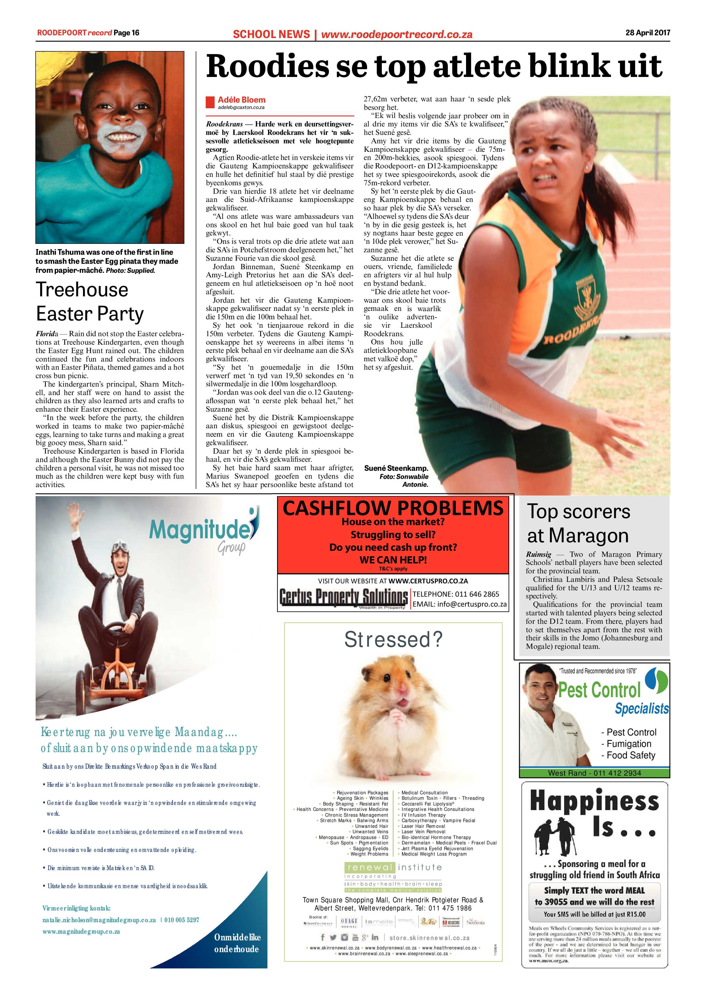 Roodepoort Record 28 April 2017 page 16