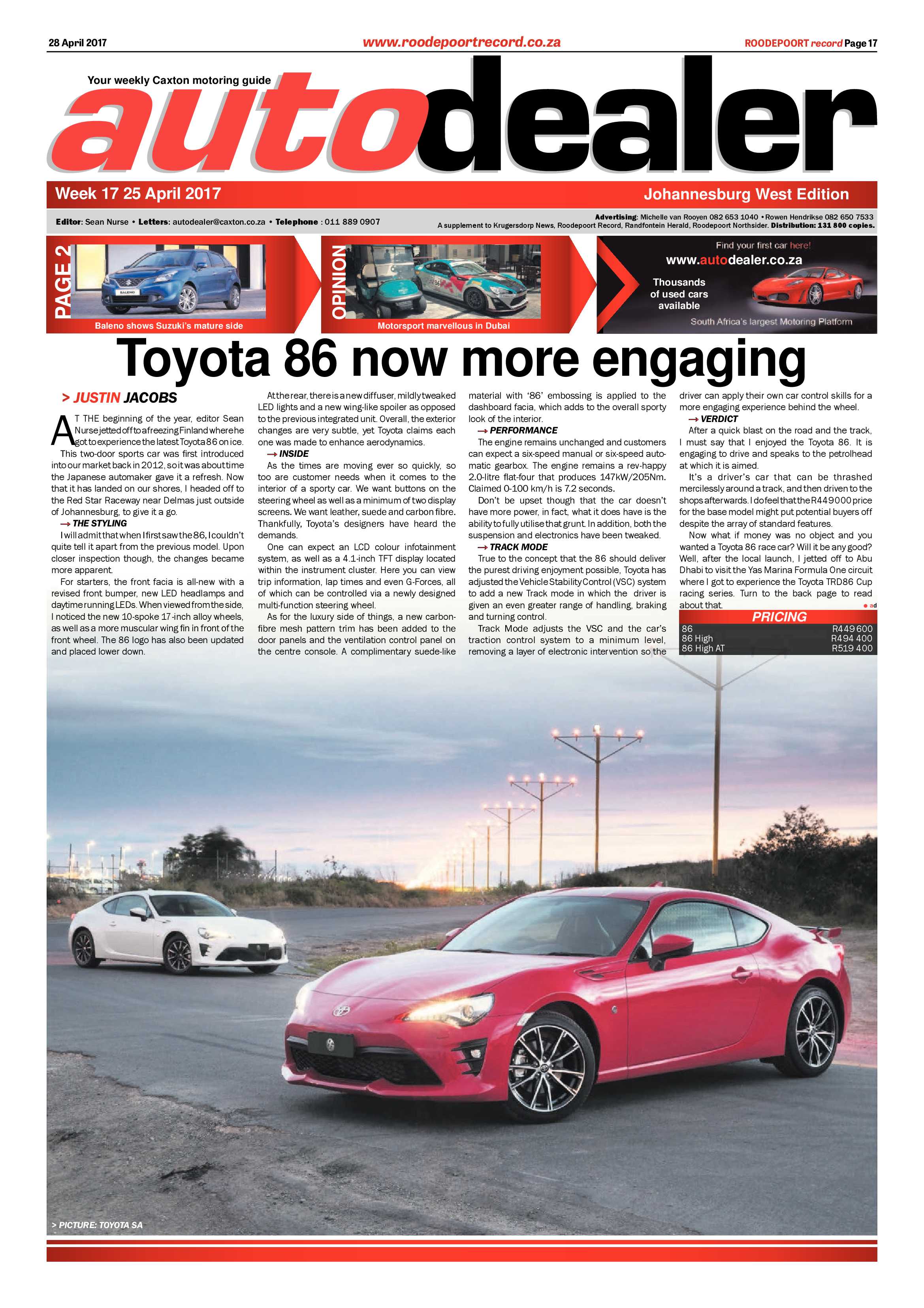 Roodepoort Record 28 April 2017 page 17