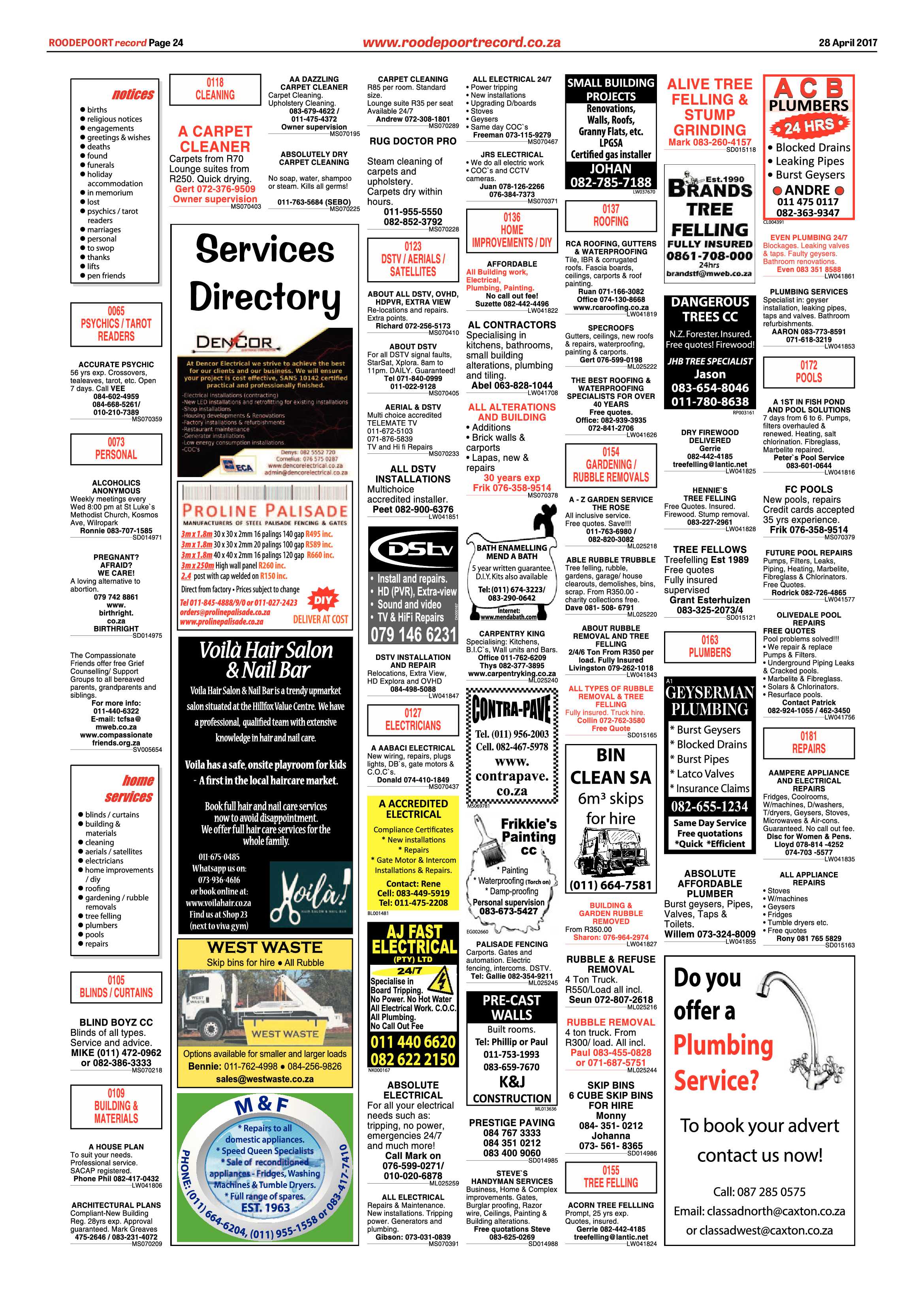 Roodepoort Record 28 April 2017 page 24
