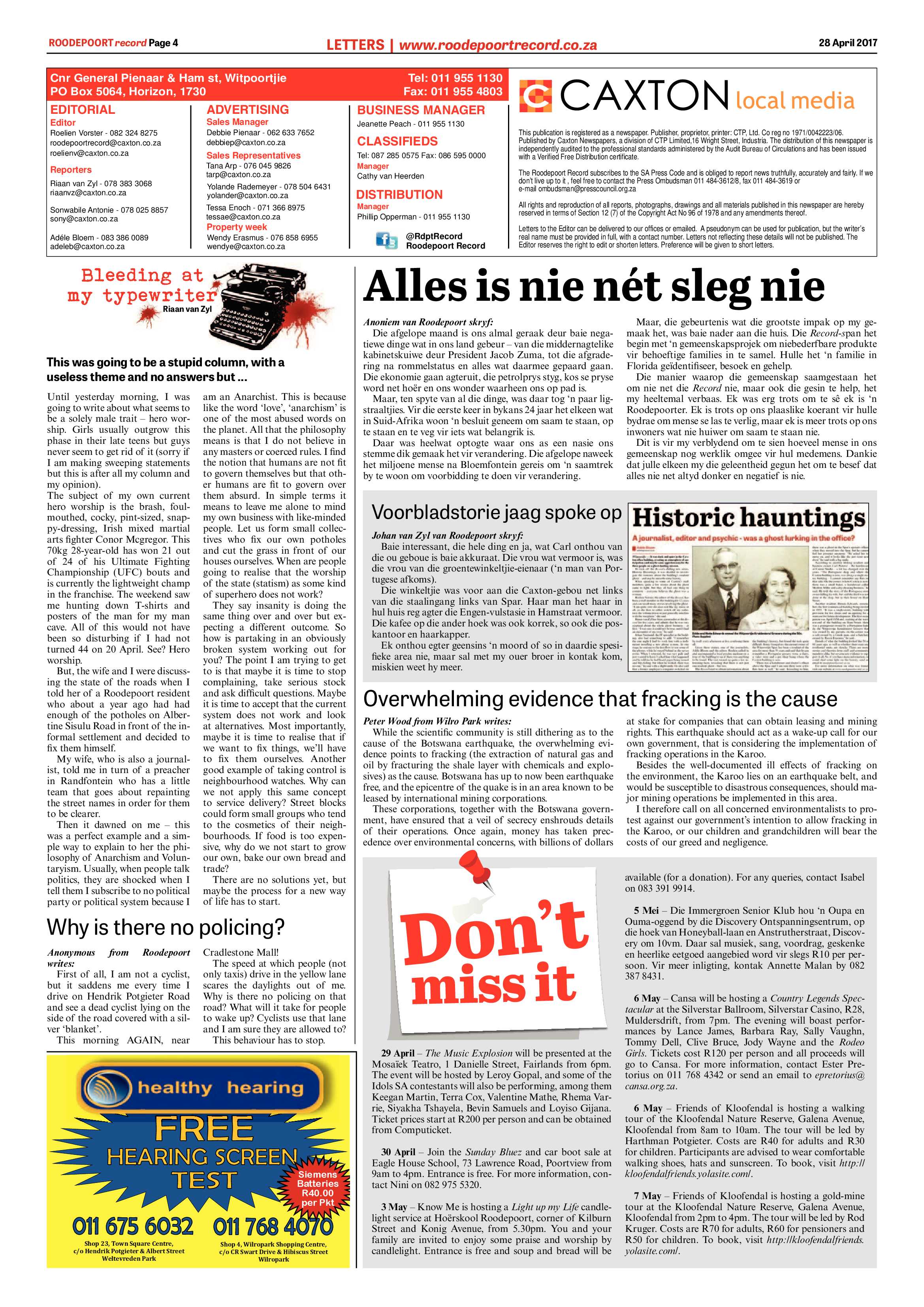 Roodepoort Record 28 April 2017 page 4