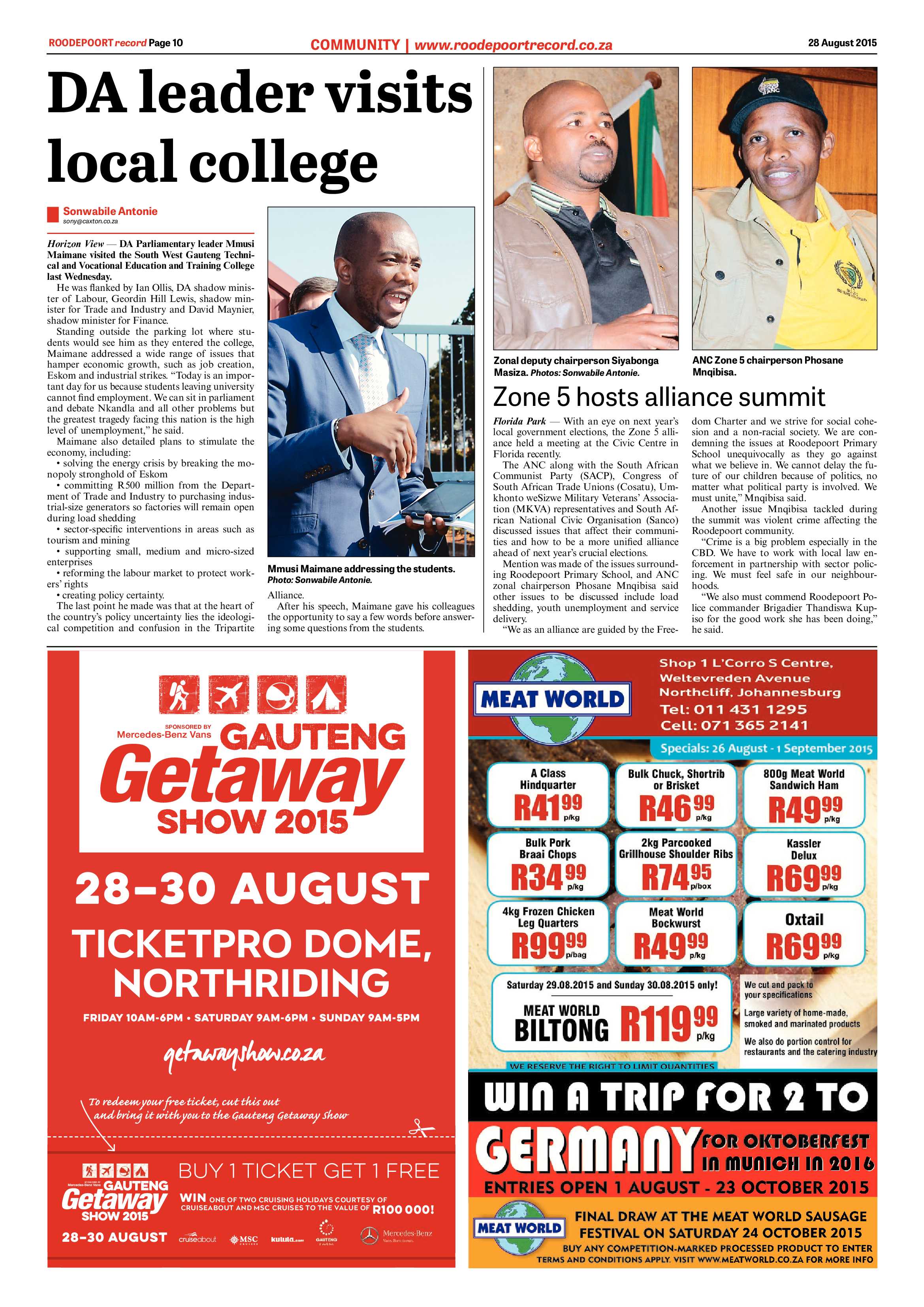 Roodepoort Record 28 August 2015 page 10