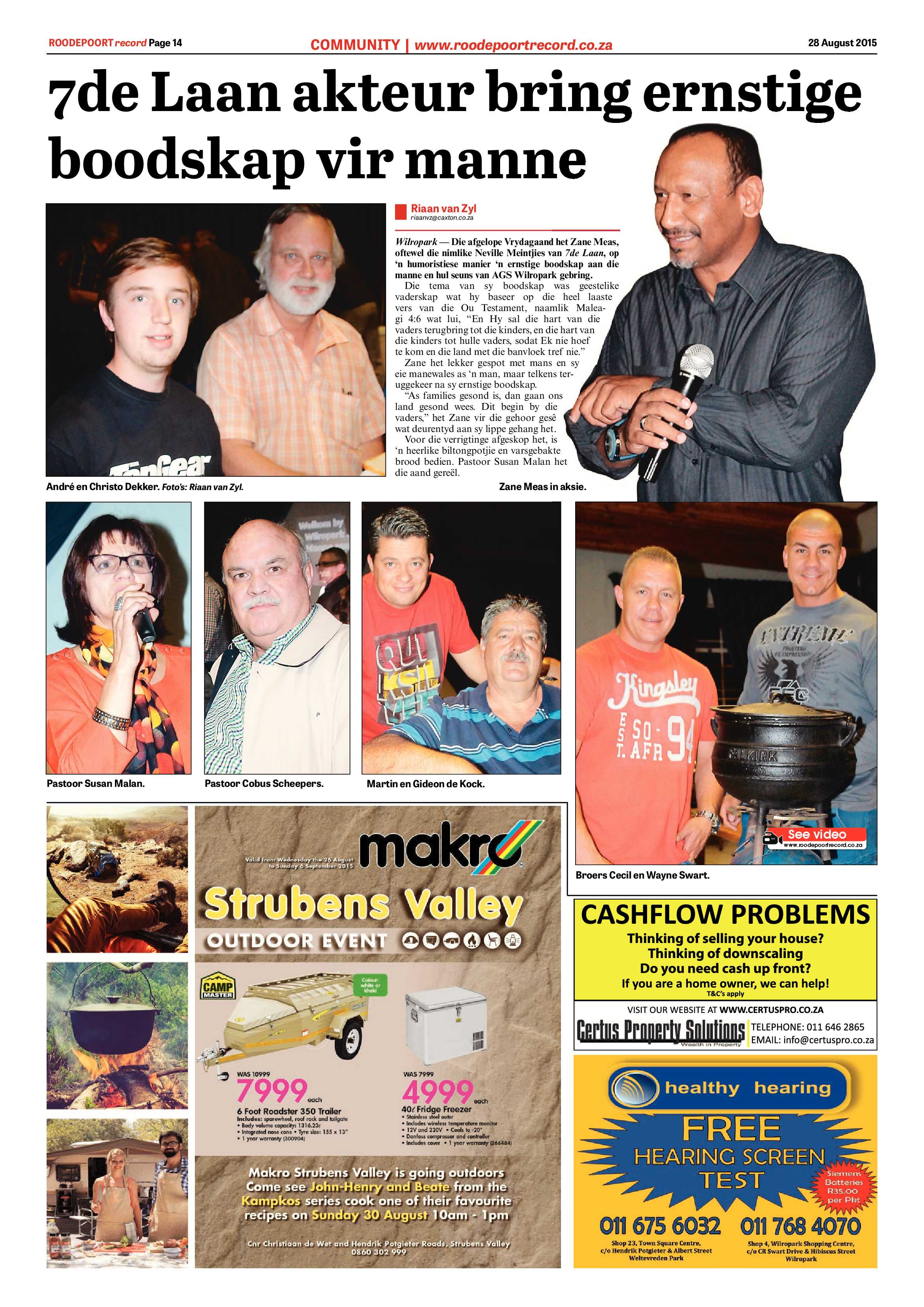 Roodepoort Record 28 August 2015 page 14