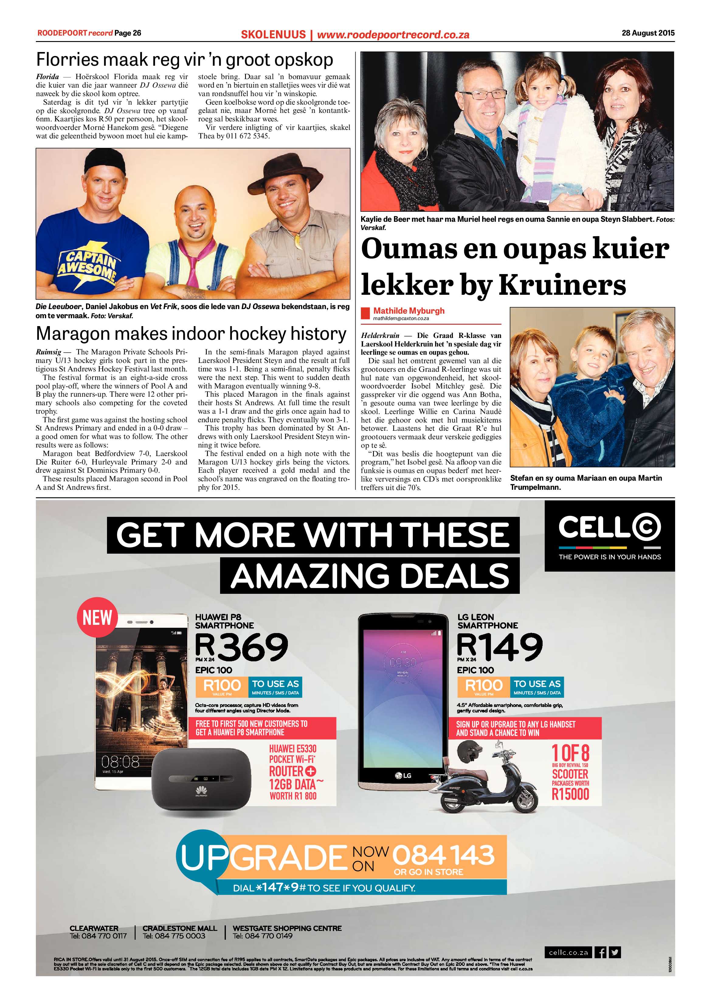 Roodepoort Record 28 August 2015 page 26
