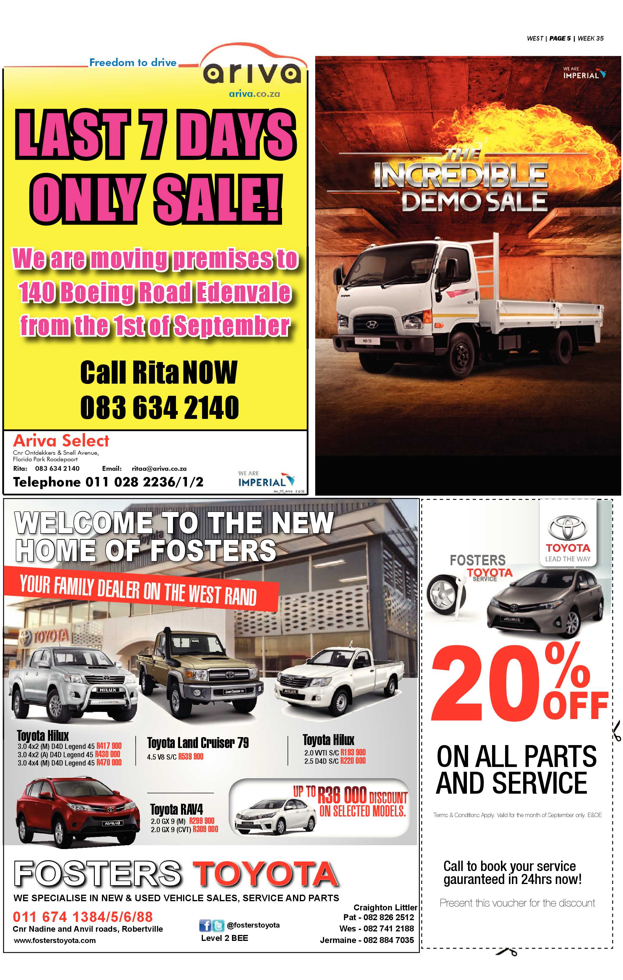 Roodepoort Record 28 August 2015 page 31