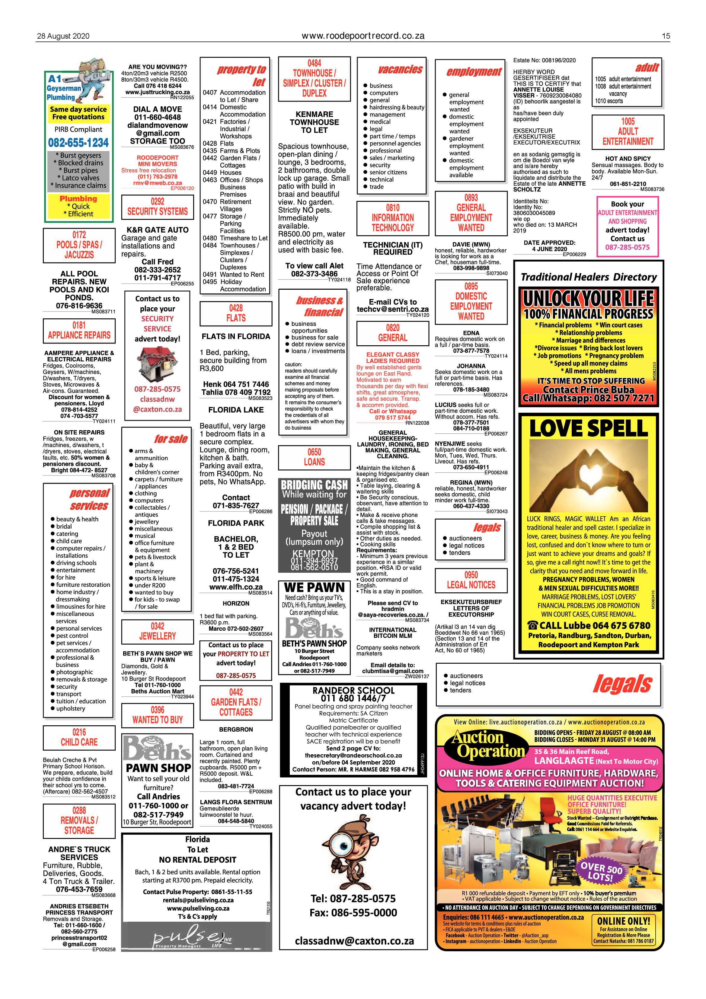 Roodepoort Record 28 August 2020 page 15