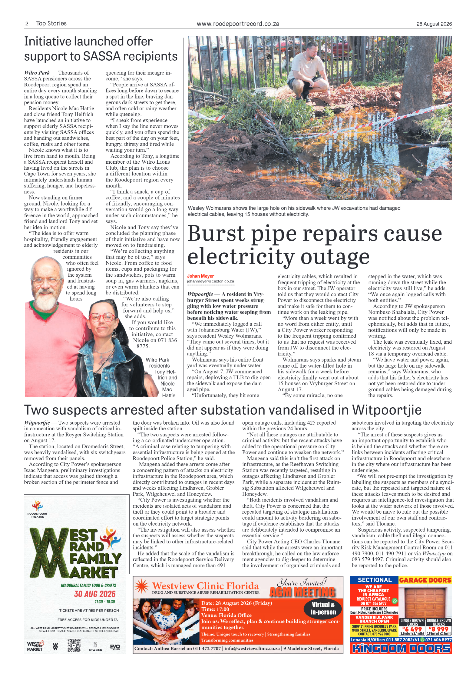 Roodepoort Record 28 August 2026 page 2