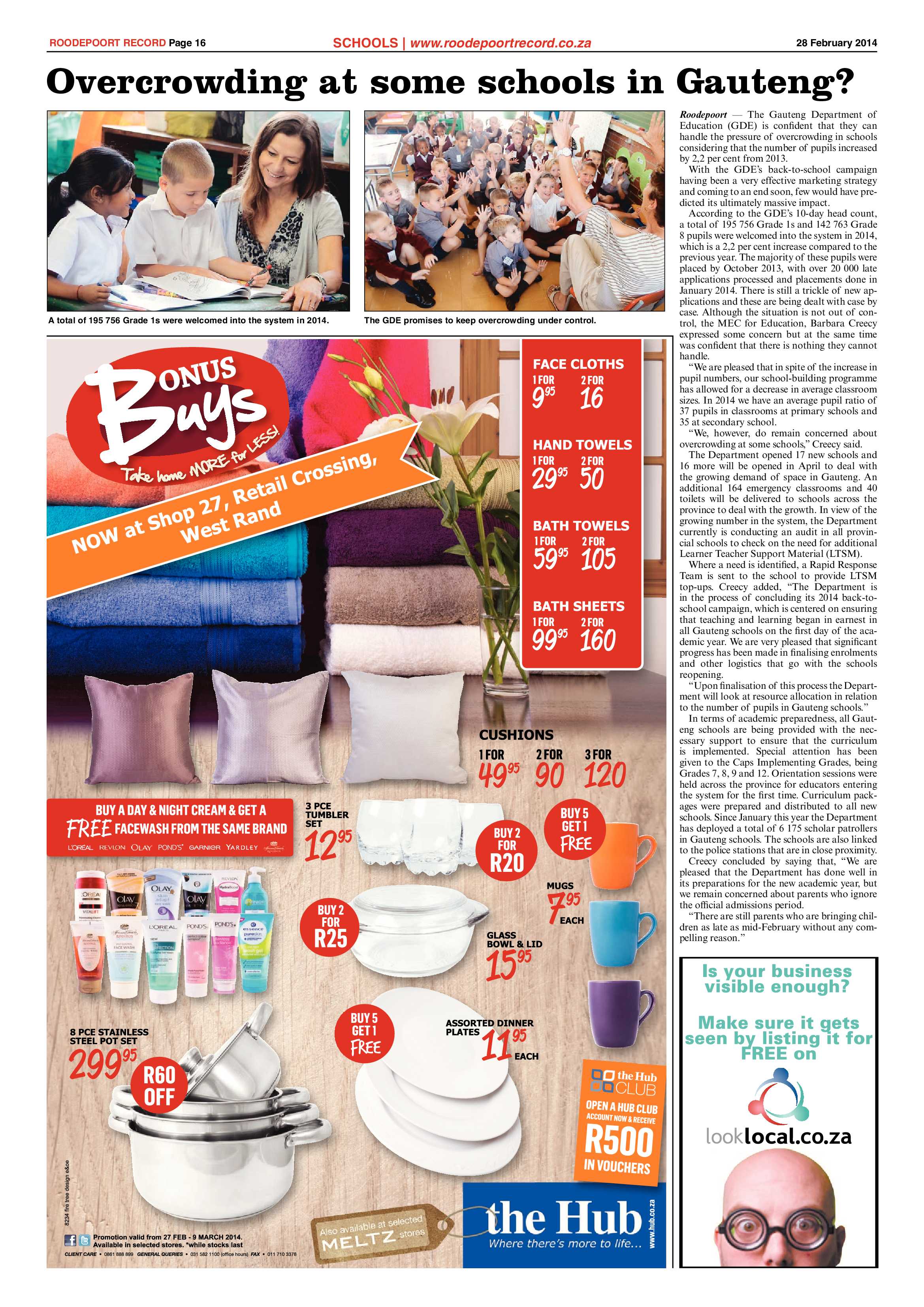 Roodepoort Record 28 February 2014 page 16