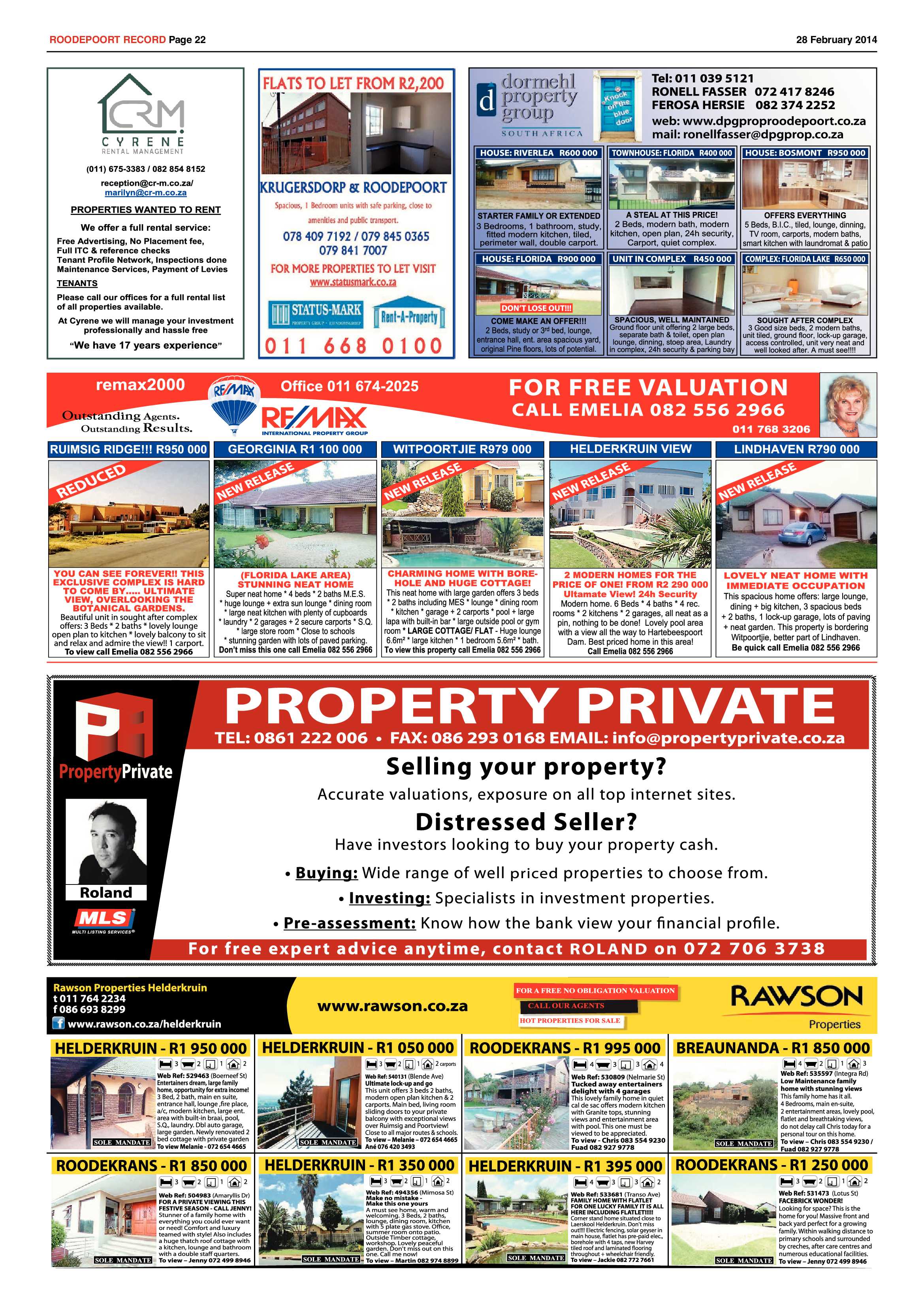Roodepoort Record 28 February 2014 page 22