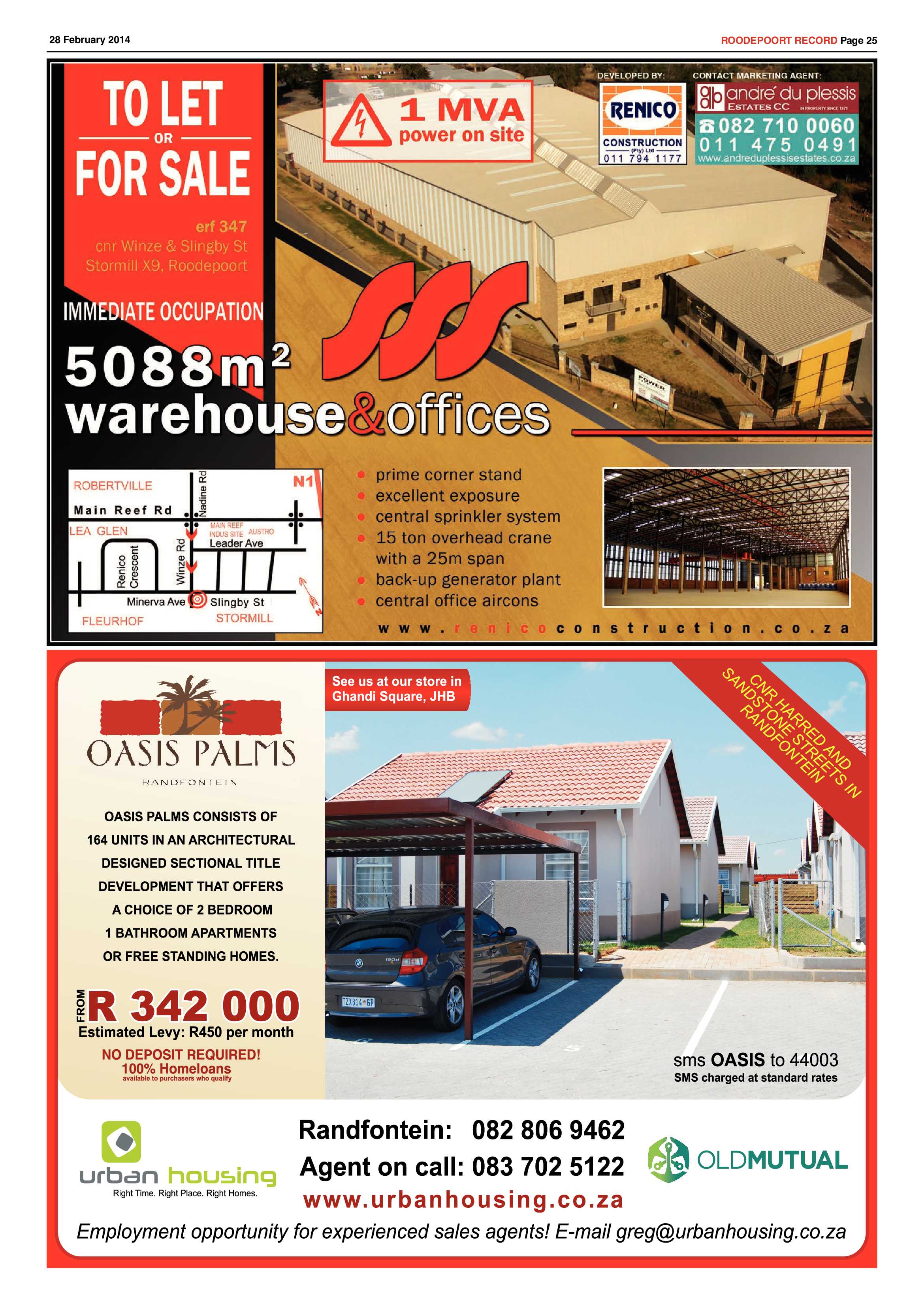 Roodepoort Record 28 February 2014 page 25