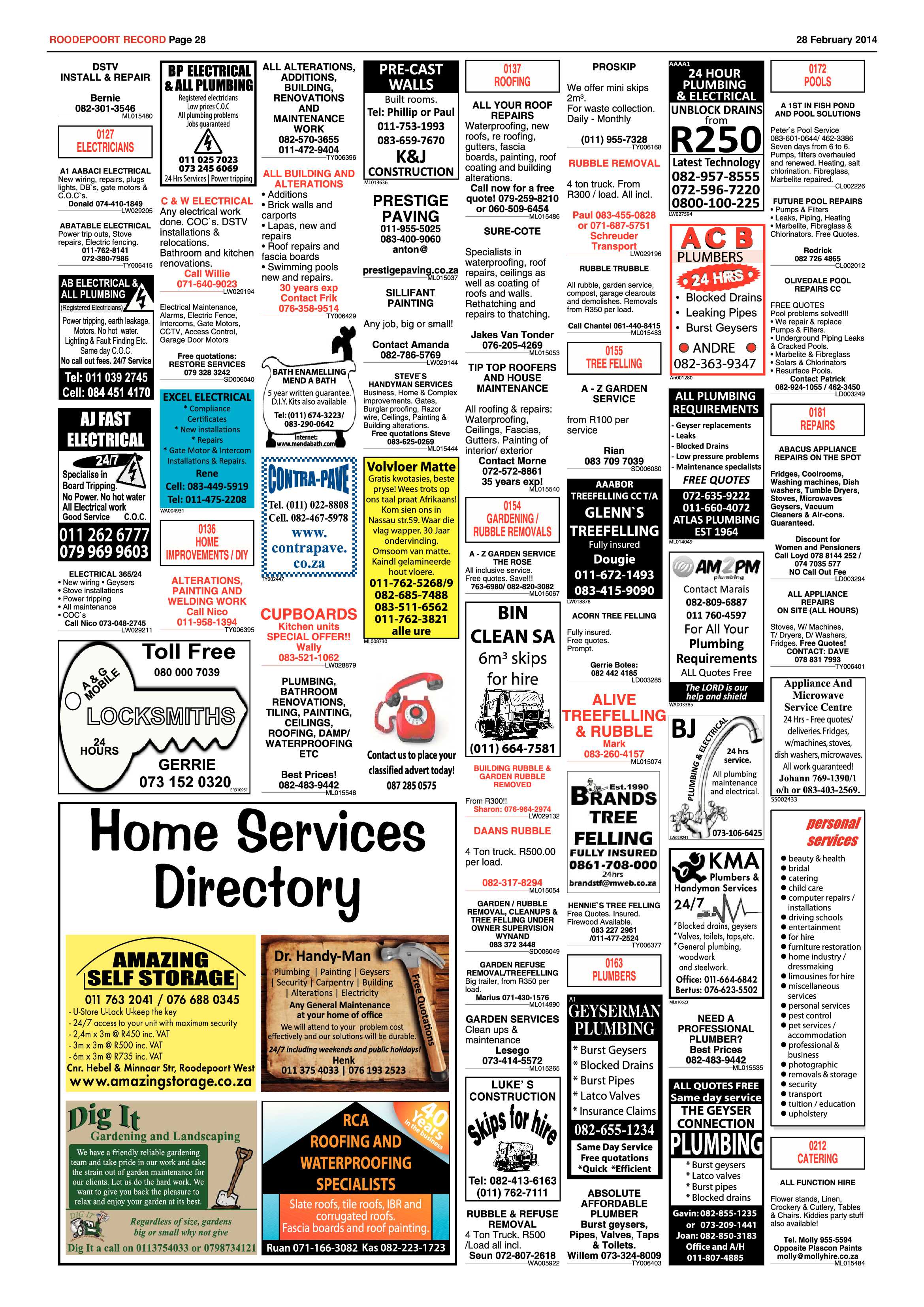 Roodepoort Record 28 February 2014 page 28