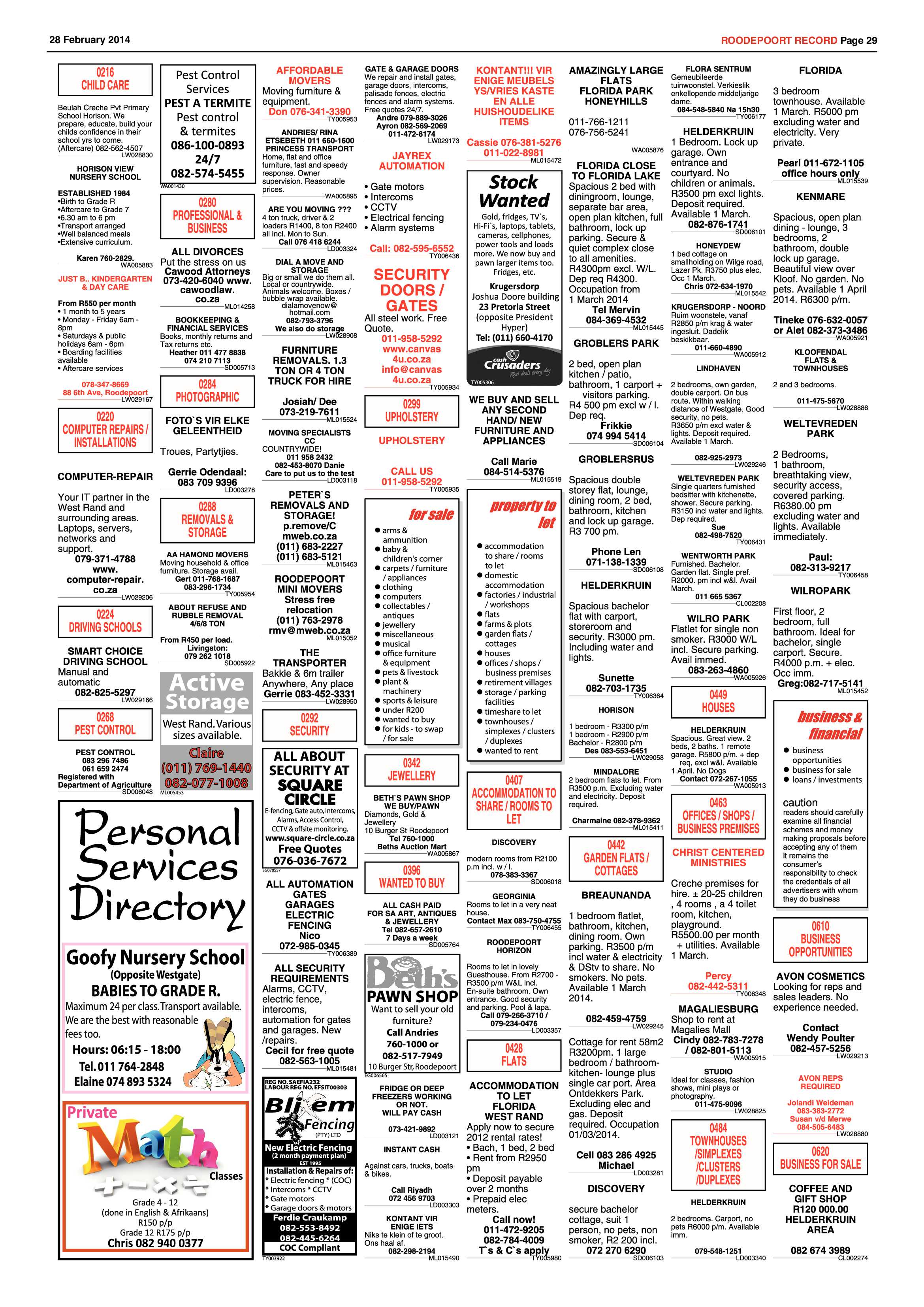 Roodepoort Record 28 February 2014 page 29