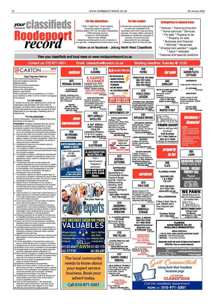 Roodepoort Record 28 January 2022 page 10