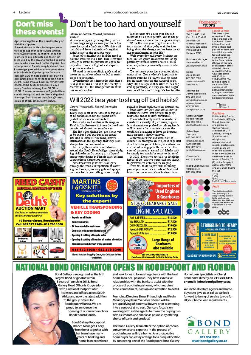 Roodepoort Record 28 January 2022 page 4