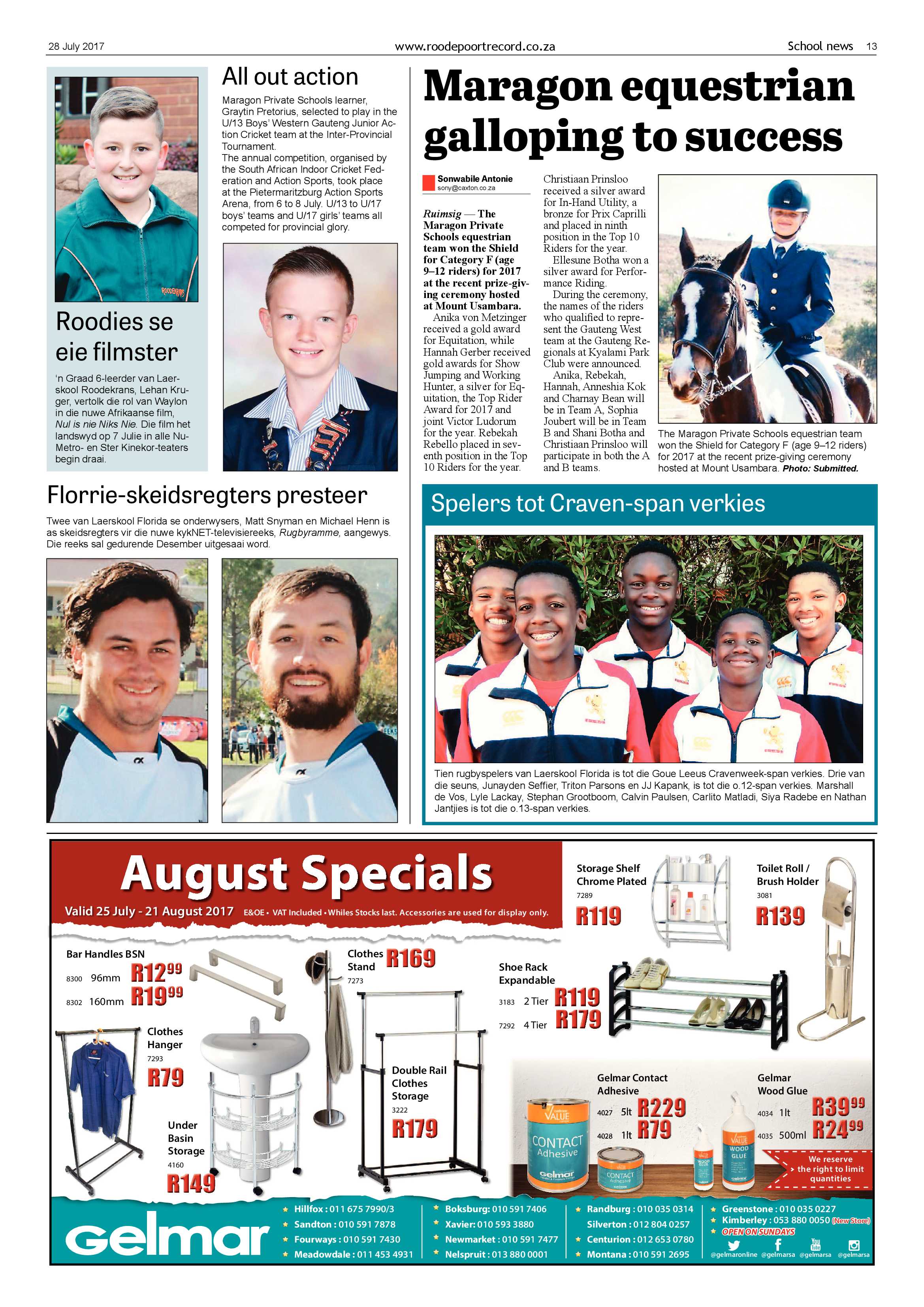Roodepoort Record 28 July 2017 page 13