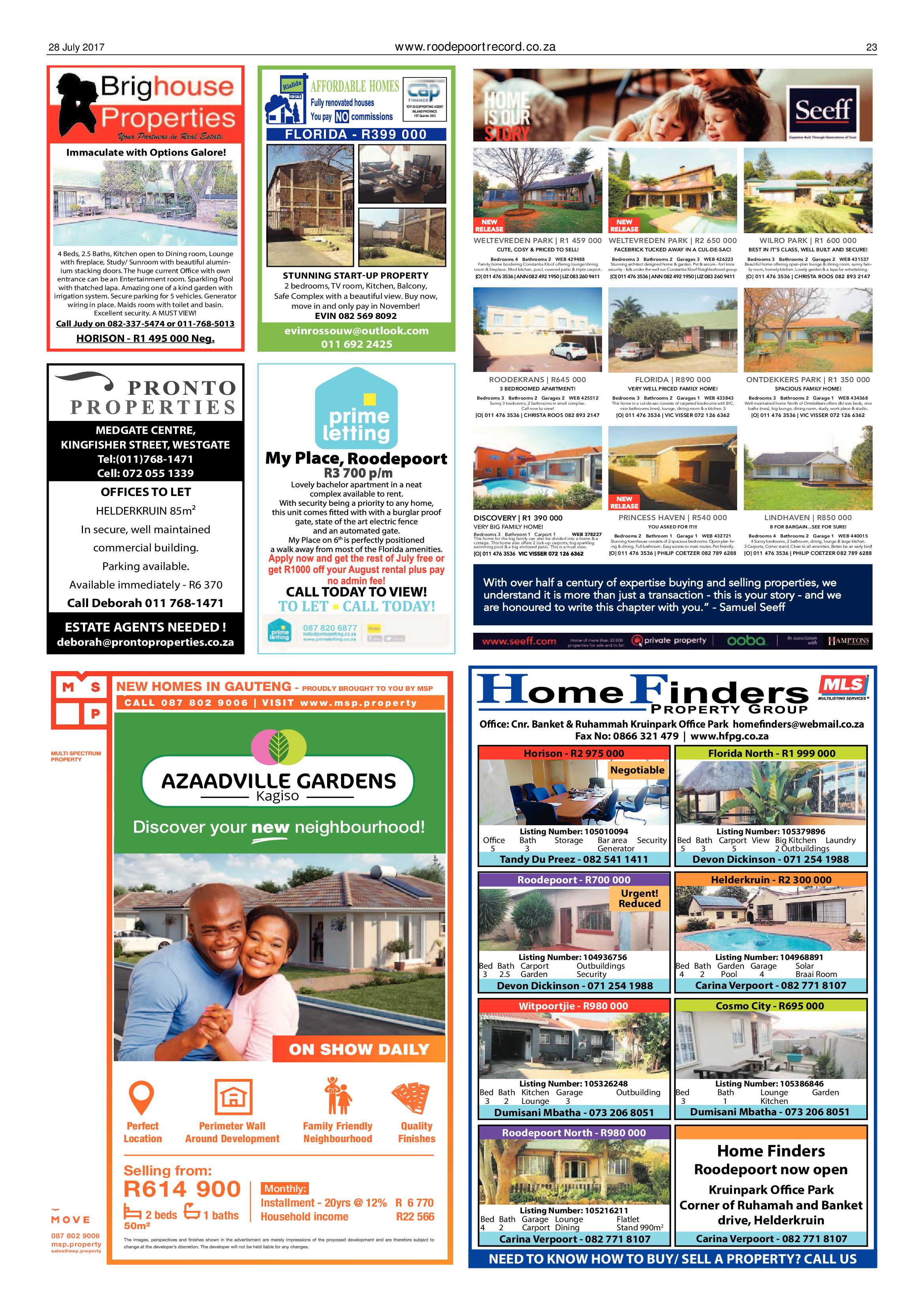 Roodepoort Record 28 July 2017 page 23