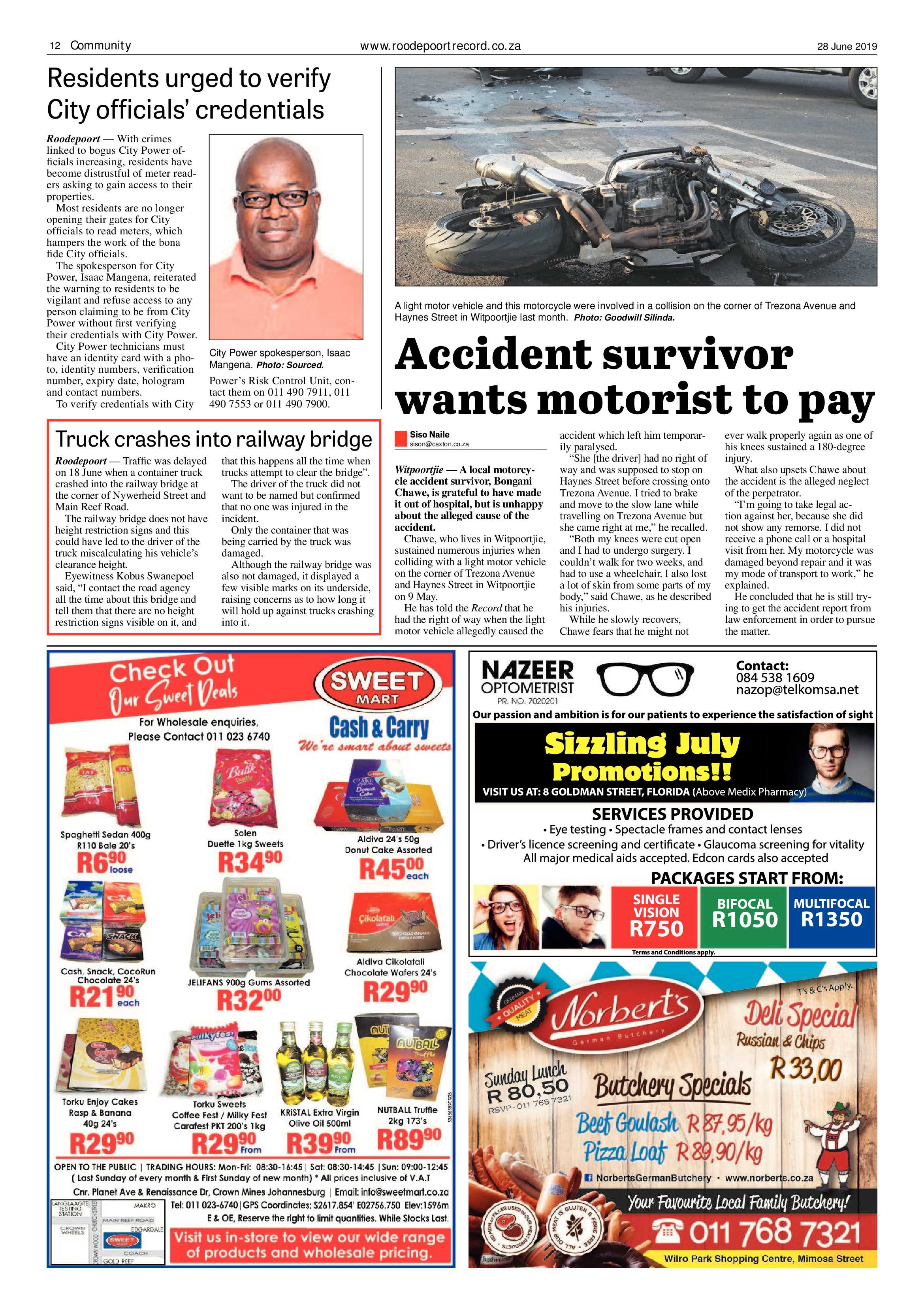 Roodepoort Record 28 June 2019 page 12