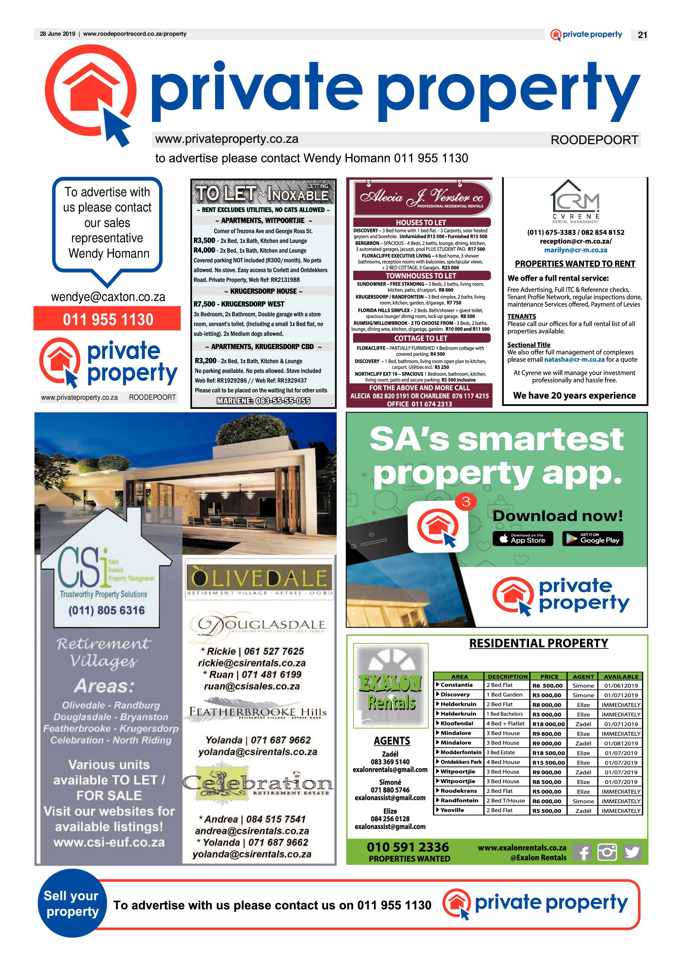 Roodepoort Record 28 June 2019 page 21