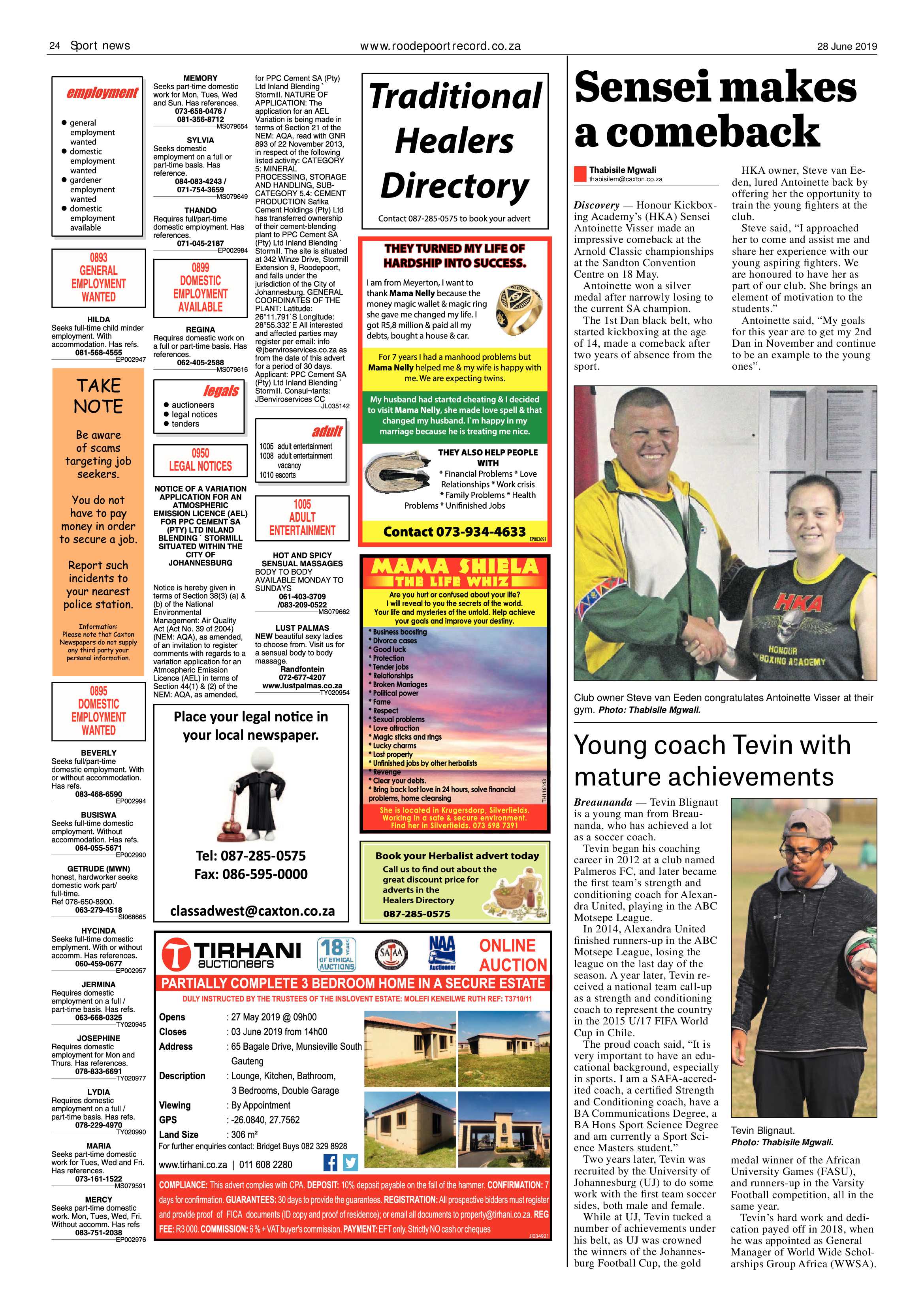Roodepoort Record 28 June 2019 page 24